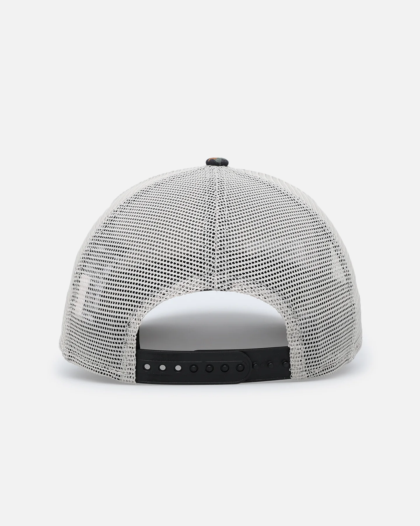 New Era New York Yankees "Camo Visor" 9FORTY A-Frame Trucker Snapback Stone/Olive - Image 2