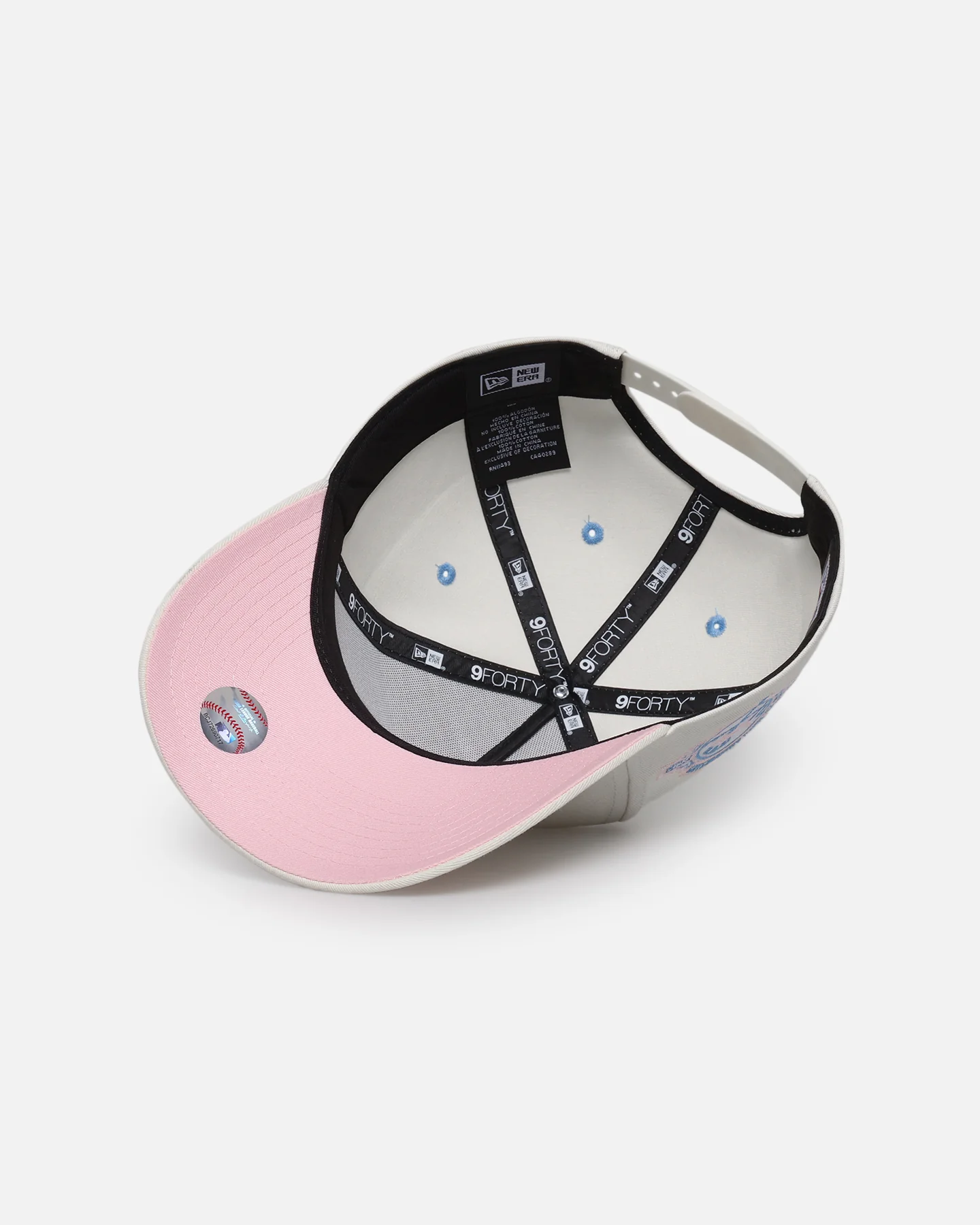 New Era New York Yankees 'Pastel' 9FORTY A-Frame Snapback Chrome White - Image 12