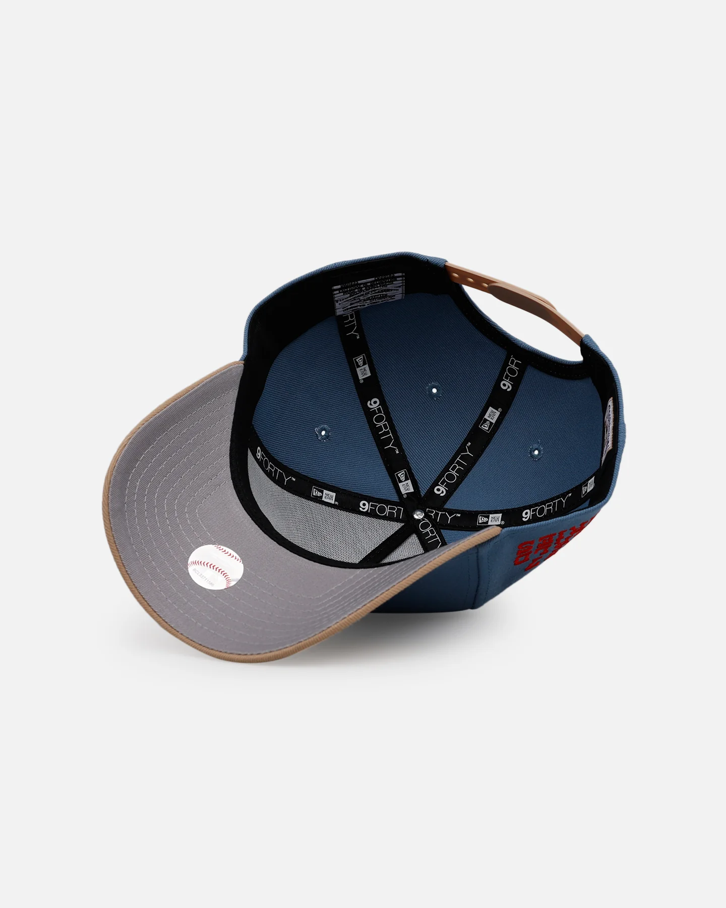 New Era New York Yankees 'Easy Breezy' 9FORTY A-Frame Snapback Blue/Tan - Image 6