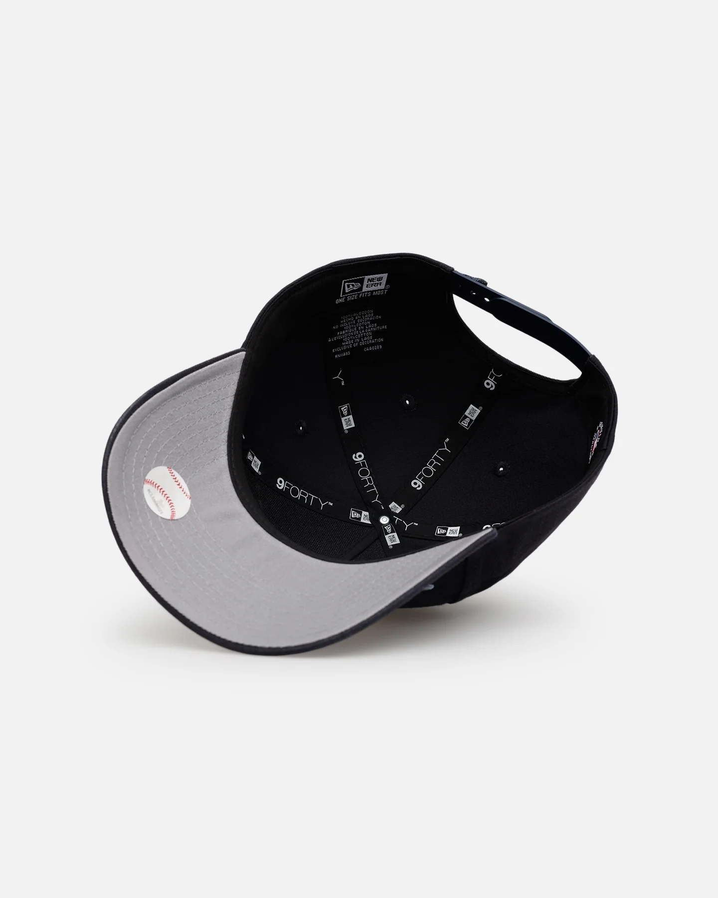 New Era New York Yankees 'Fabric Shop' 9FORTY A-Frame Snapback Navy - Image 6