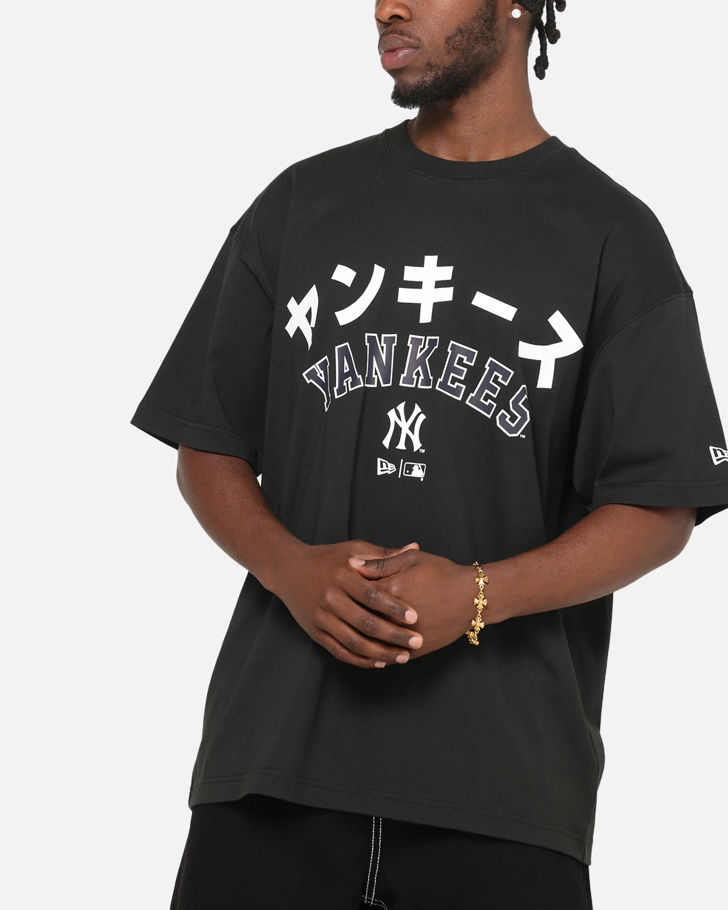 New Era New York Yankees Kanji T-Shirt Black - Image 6