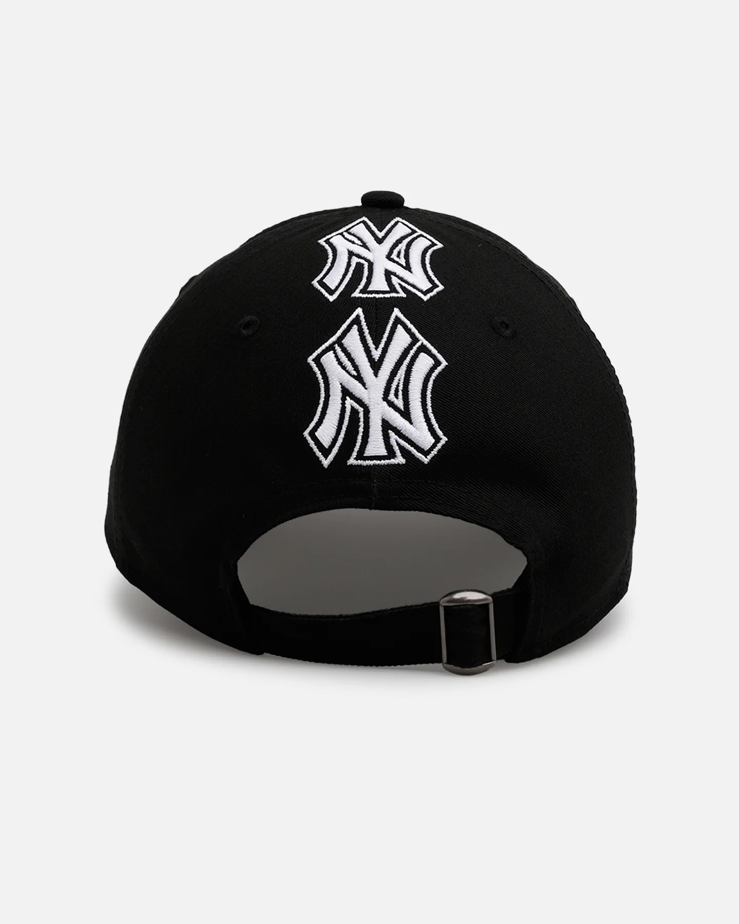 New Era New York Yankees 'Spine' 9FORTY A-Frame Strapback Black/White - Image 2