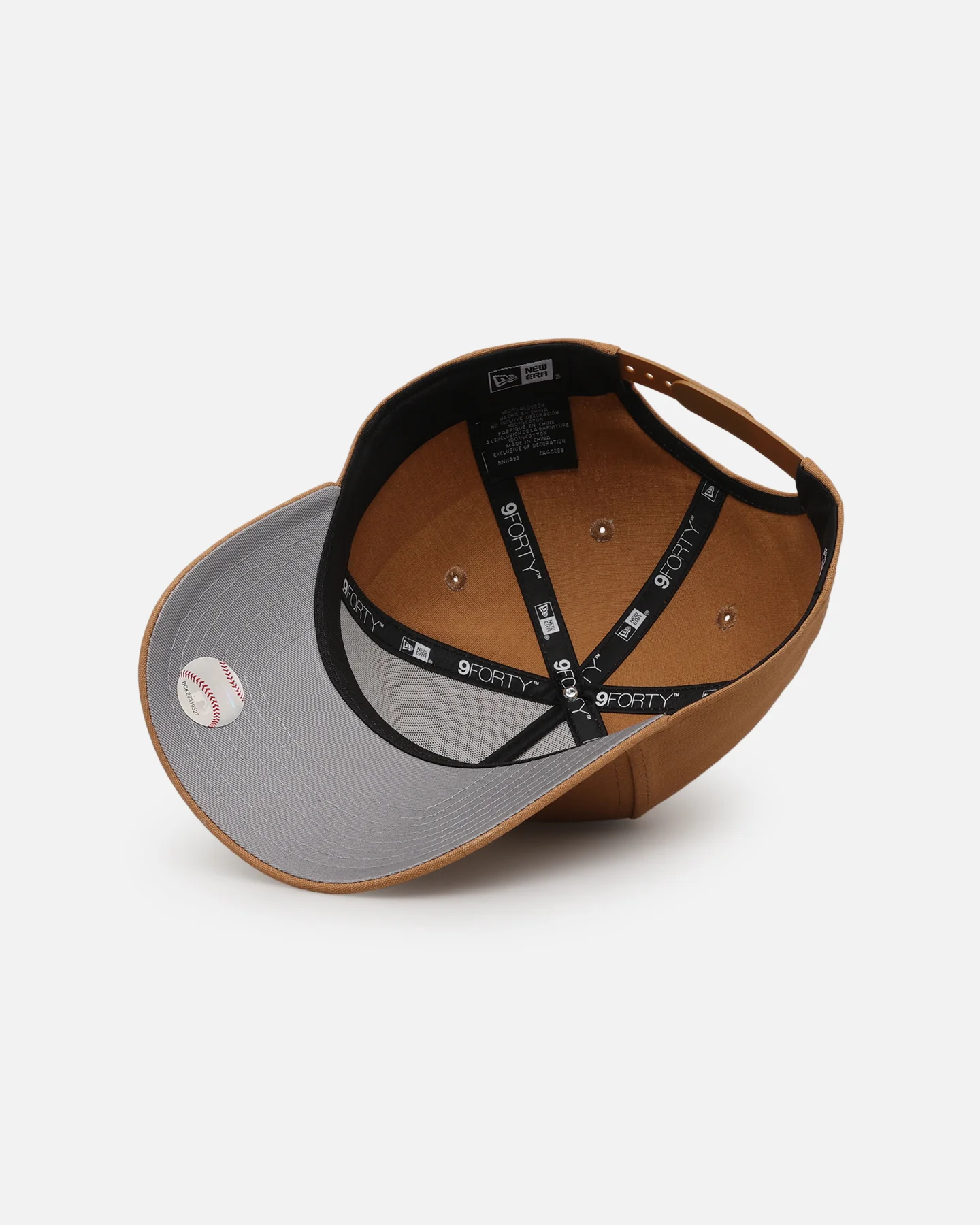 New Era New York Yankees 'Wheat Canvas' 9FORTY A-Frame Snapback Wheat - Image 6