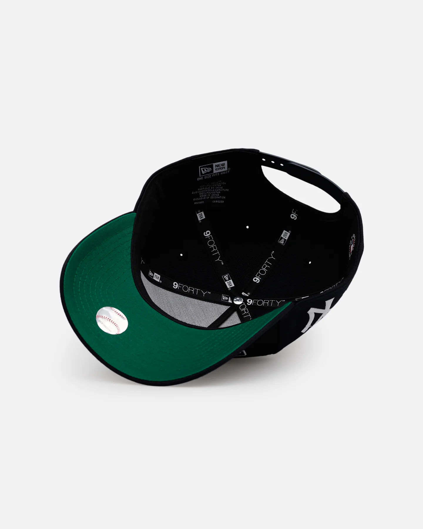 New Era New York Yankees 'Workleague' 9FORTY A-Frame Snapback Navy - Image 6