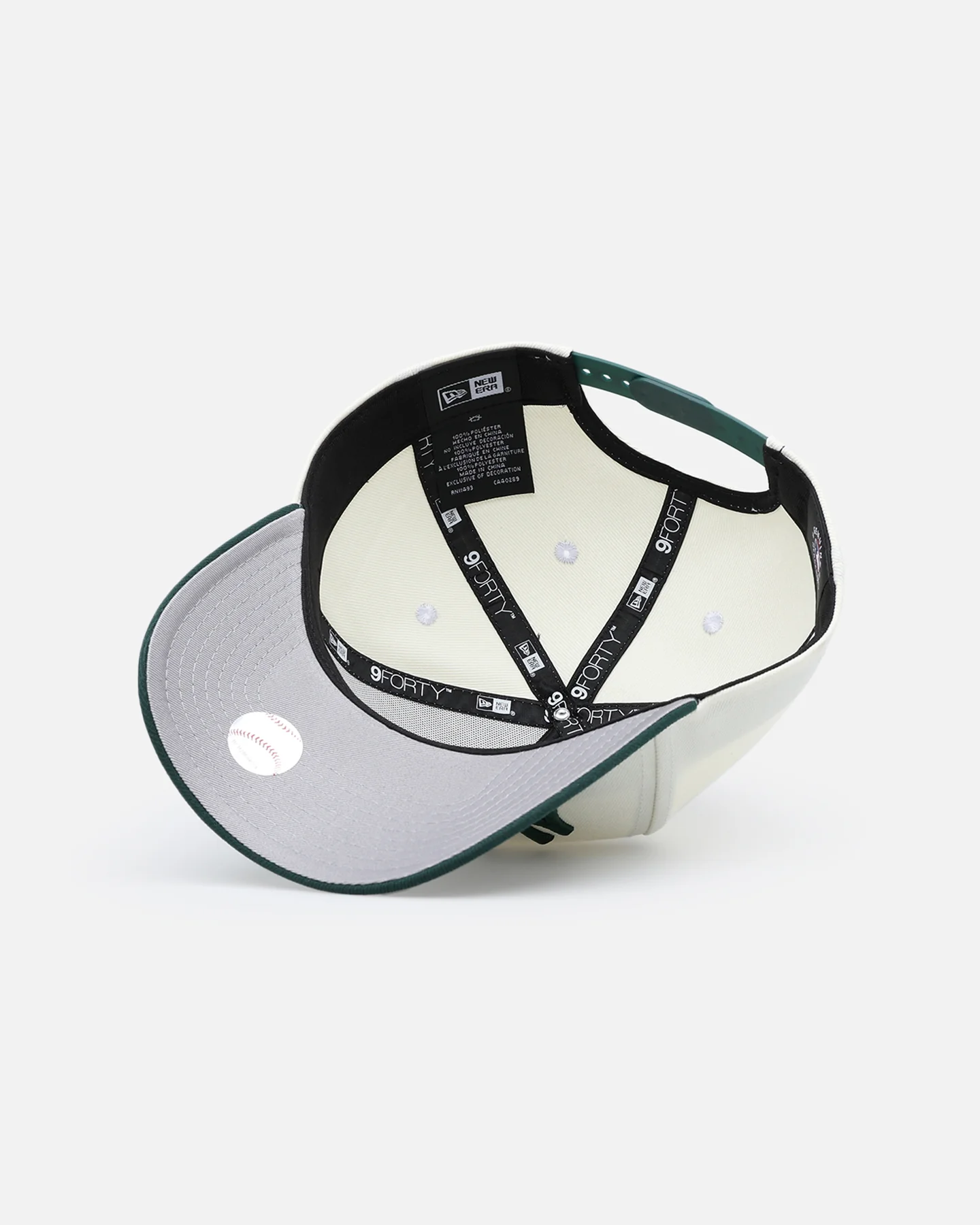 New Era New York Yankees X Los Angeles Dodgers 'Dual Logo' 9FORTY A-Frame Snapback Chrome/Dark Green - Image 6