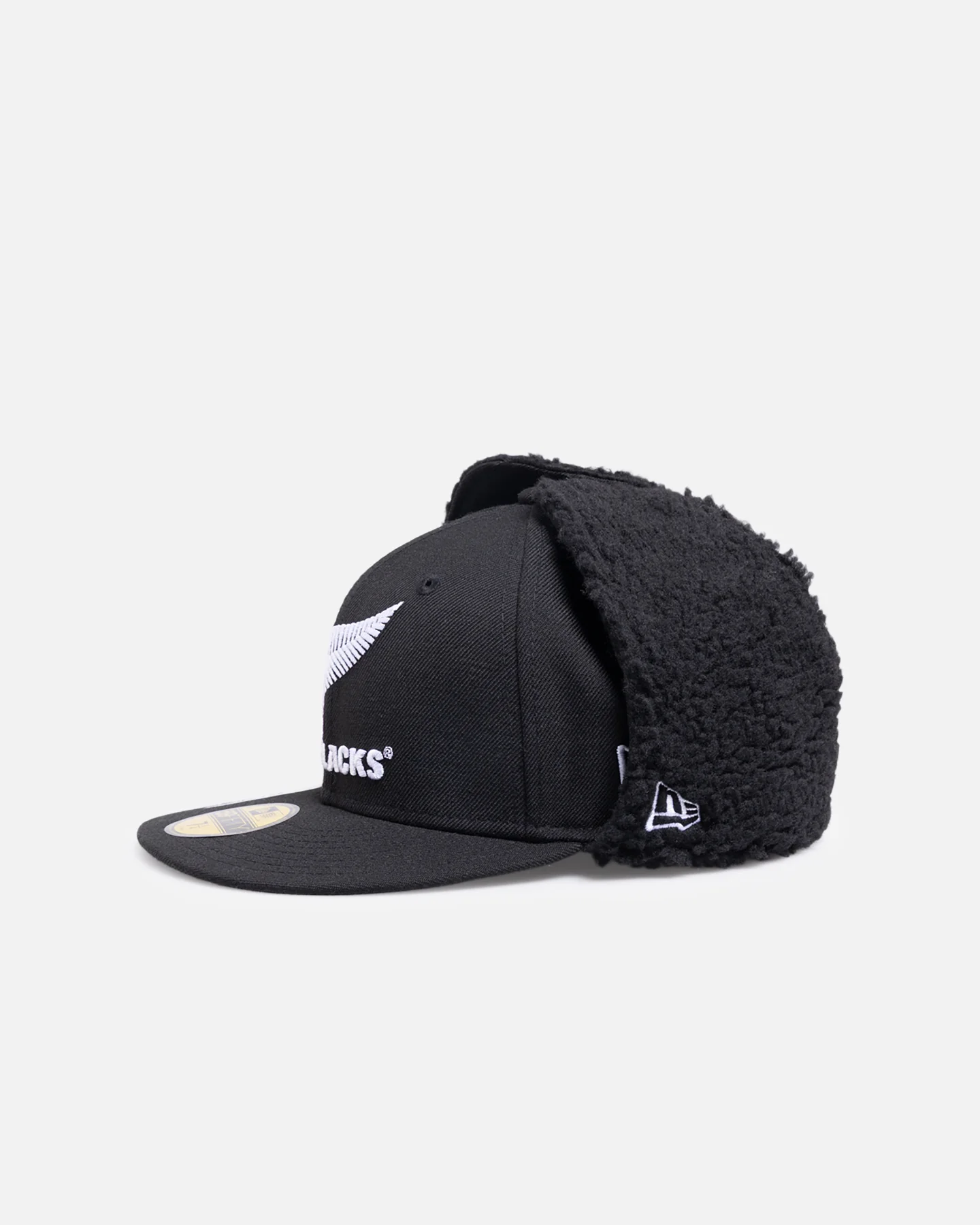 New Era New Zealand All Blacks 59FITY Dog Ear Fitted Black - Image 4