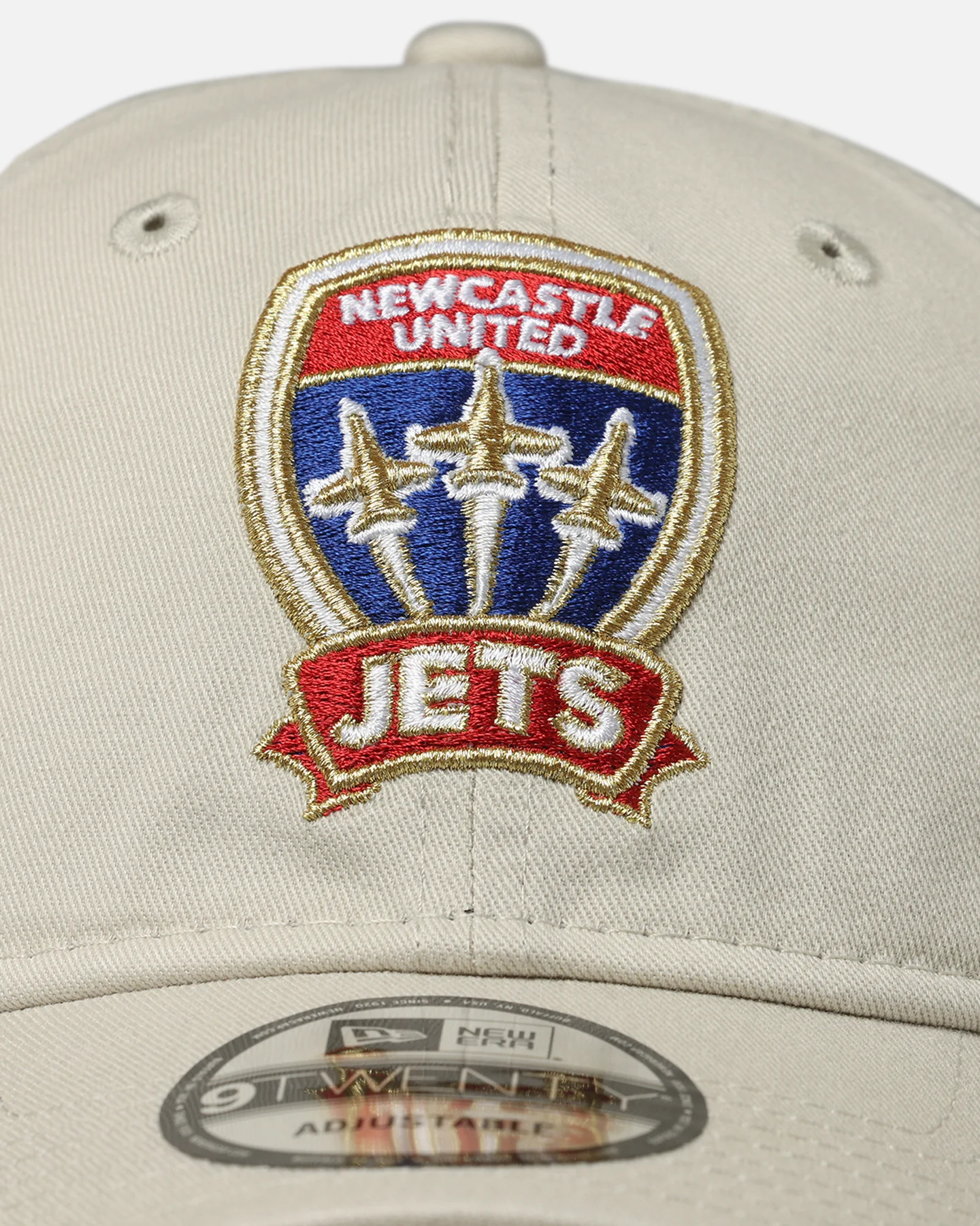 New Era Newcastle Jets 'A-League Season Kick Off' 9TWENTY Strapback Medium Beige - Image 5