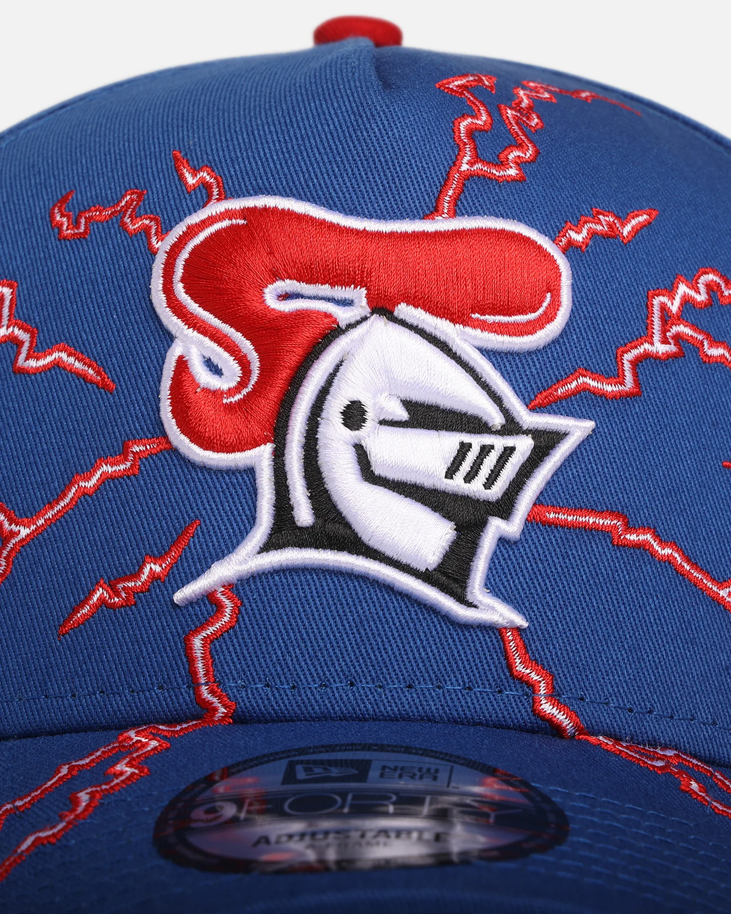 New Era Newcastle Knights 'NRL Electric' 9FORTY A-Frame Snapback Official Team Colour - Image 5