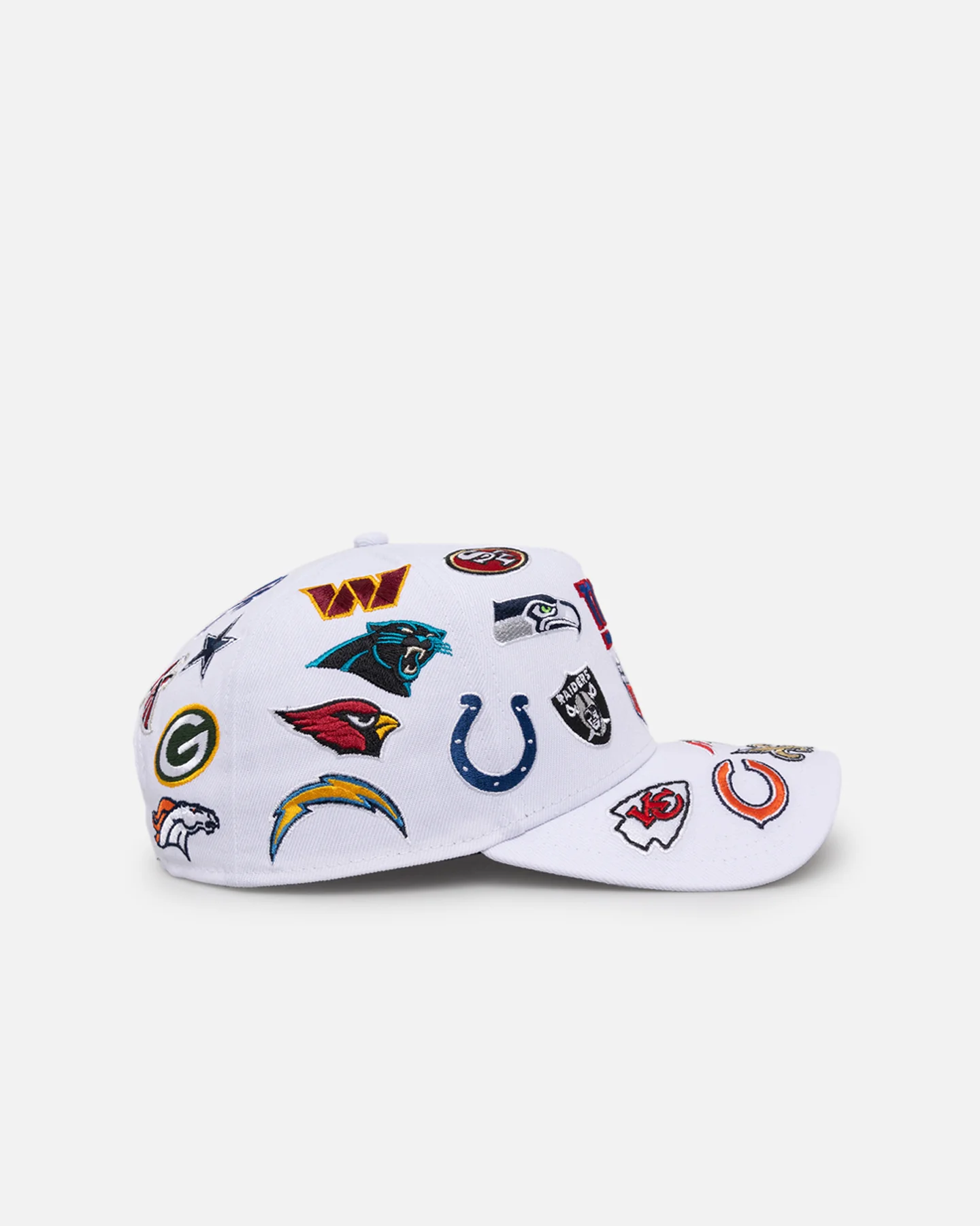 New Era NFL All Over 9FORTY A-Frame Snapback White - Image 3