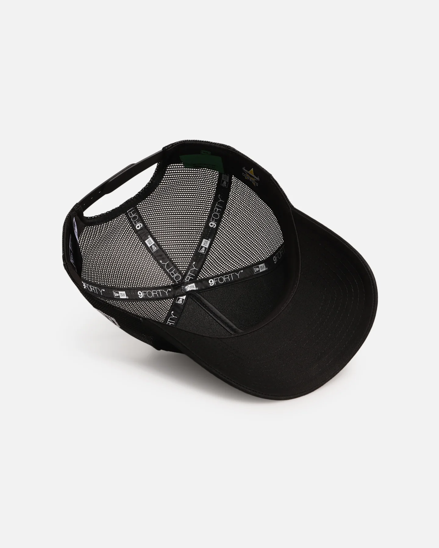 New Era North Queensland Cowboys 'NRL Mesh Crown' 9FORTY A-Frame Trucker Snapback Black - Image 6