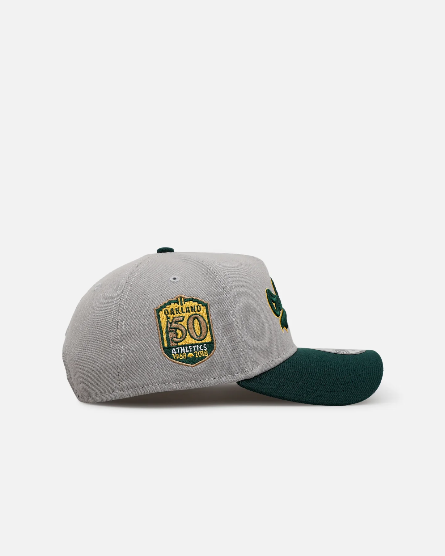 New Era Oakland Athletics 'Away Greys' 9FORTY A-Frame Snapback Grey - Image 3