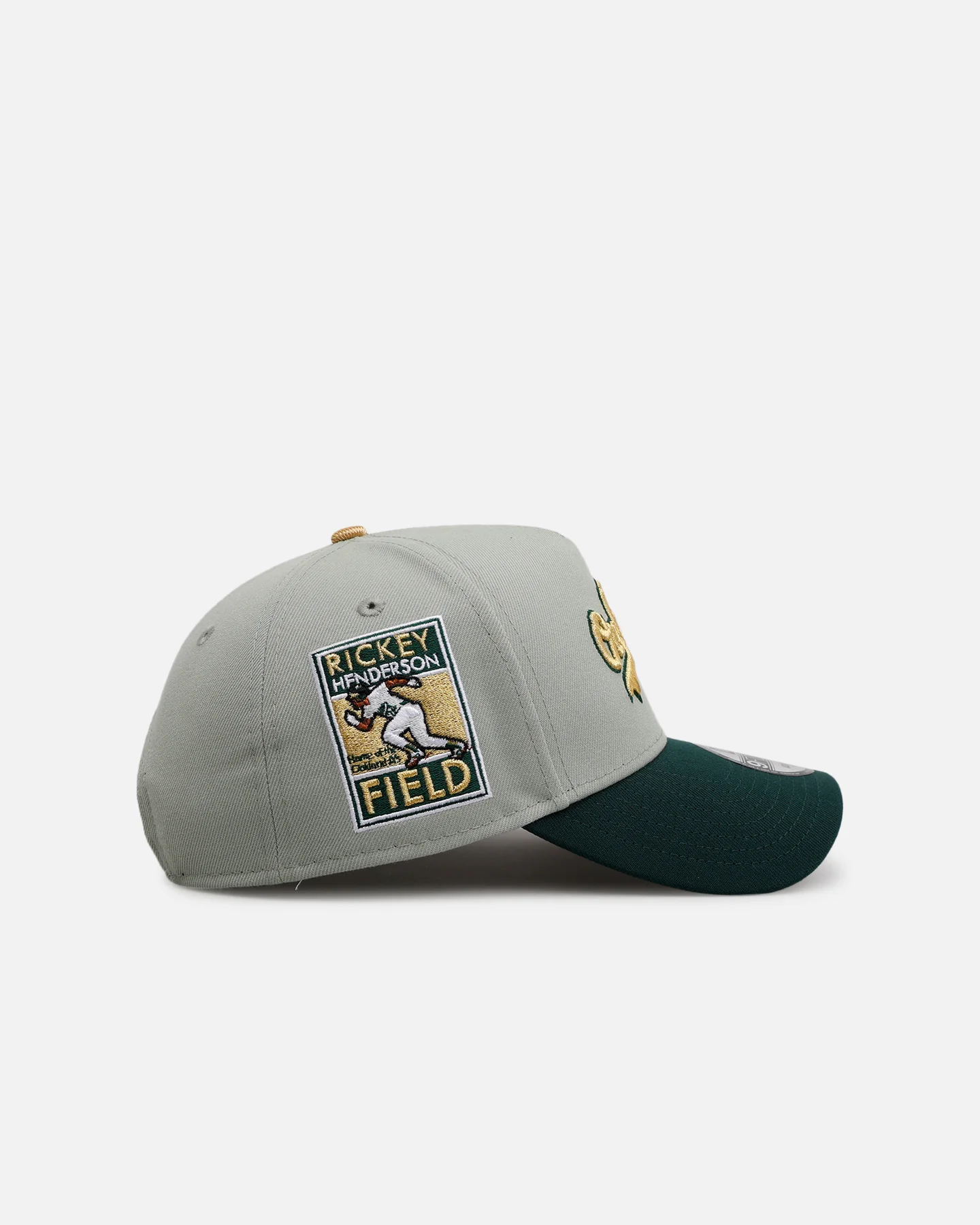 New Era Oakland Athletics 'Oakland Forever' 9FORTY A-Frame Snapback Light Green - Image 3