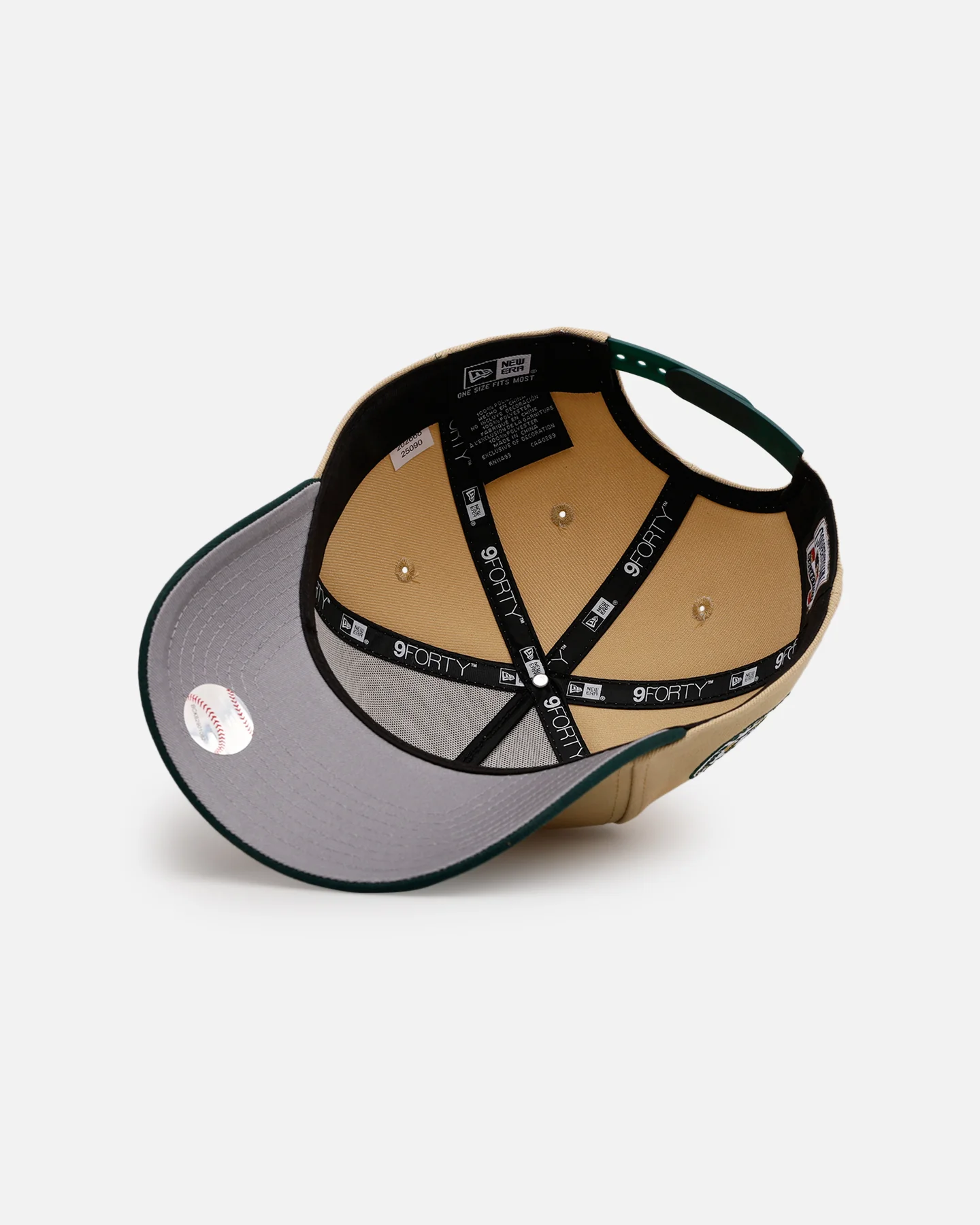 New Era Oakland Athletics 'Oakland Forever' 9FORTY A-Frame Snapback Vegas Gold - Image 6