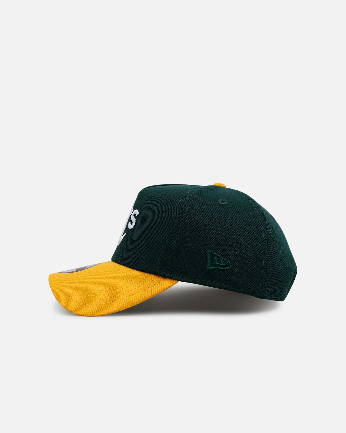 New Era Oakland Athletics 'Homage' 9FORTY A-Frame Snapback Green/Yellow - Image 4