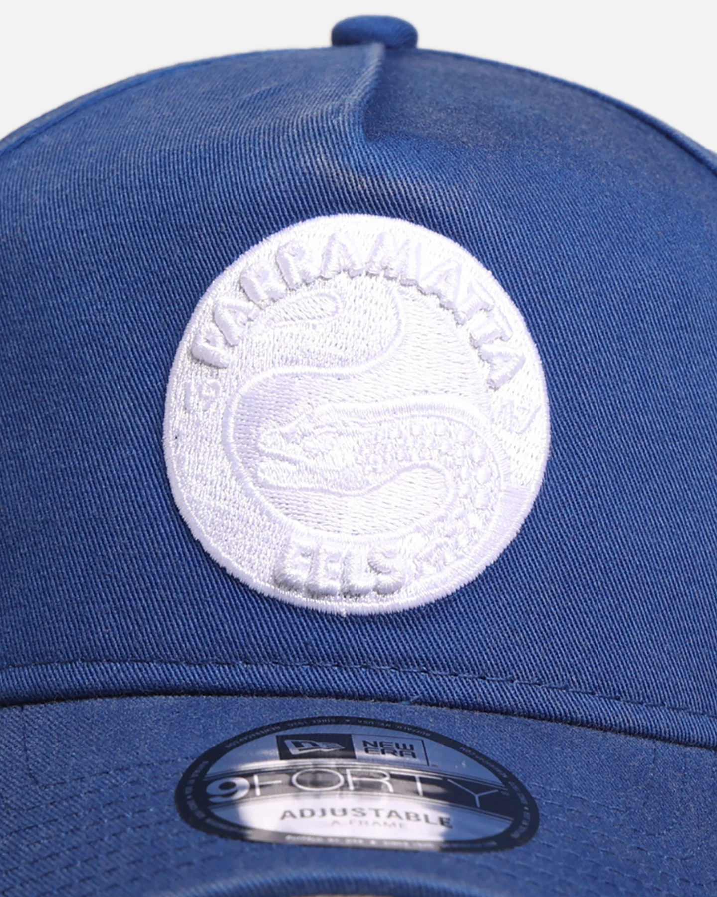 New Era Parramatta Eels 'NRL Washed OTC' 9FORTY A-Frame Snapback Blue - Image 5