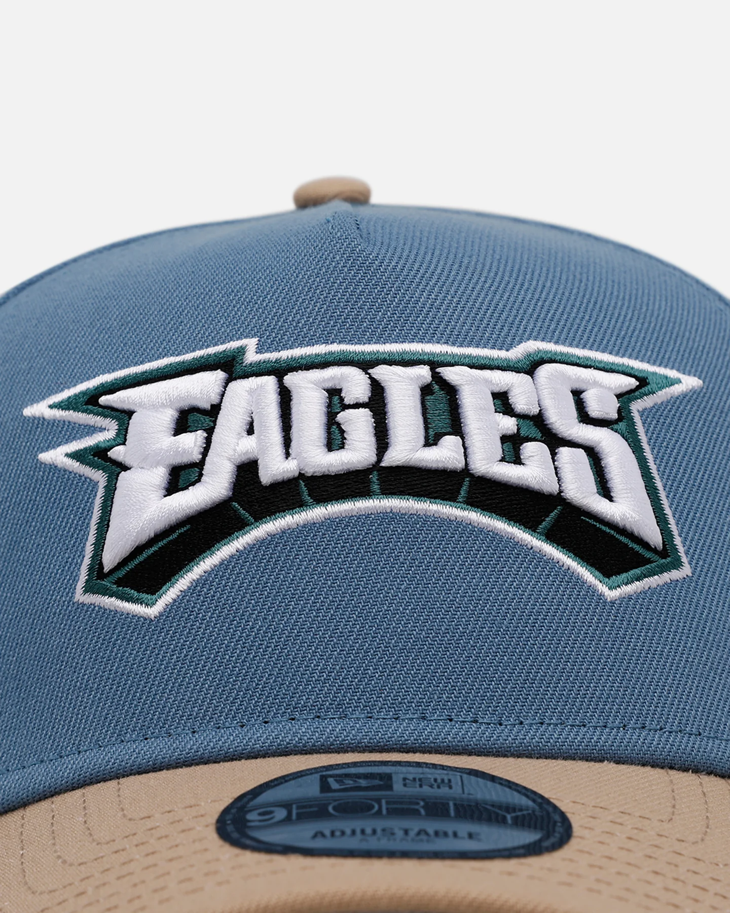New Era Philadelphia Eagles 'Easy Breezy' 9FORTY A-Frame Snapback Blue/Tan - Image 5