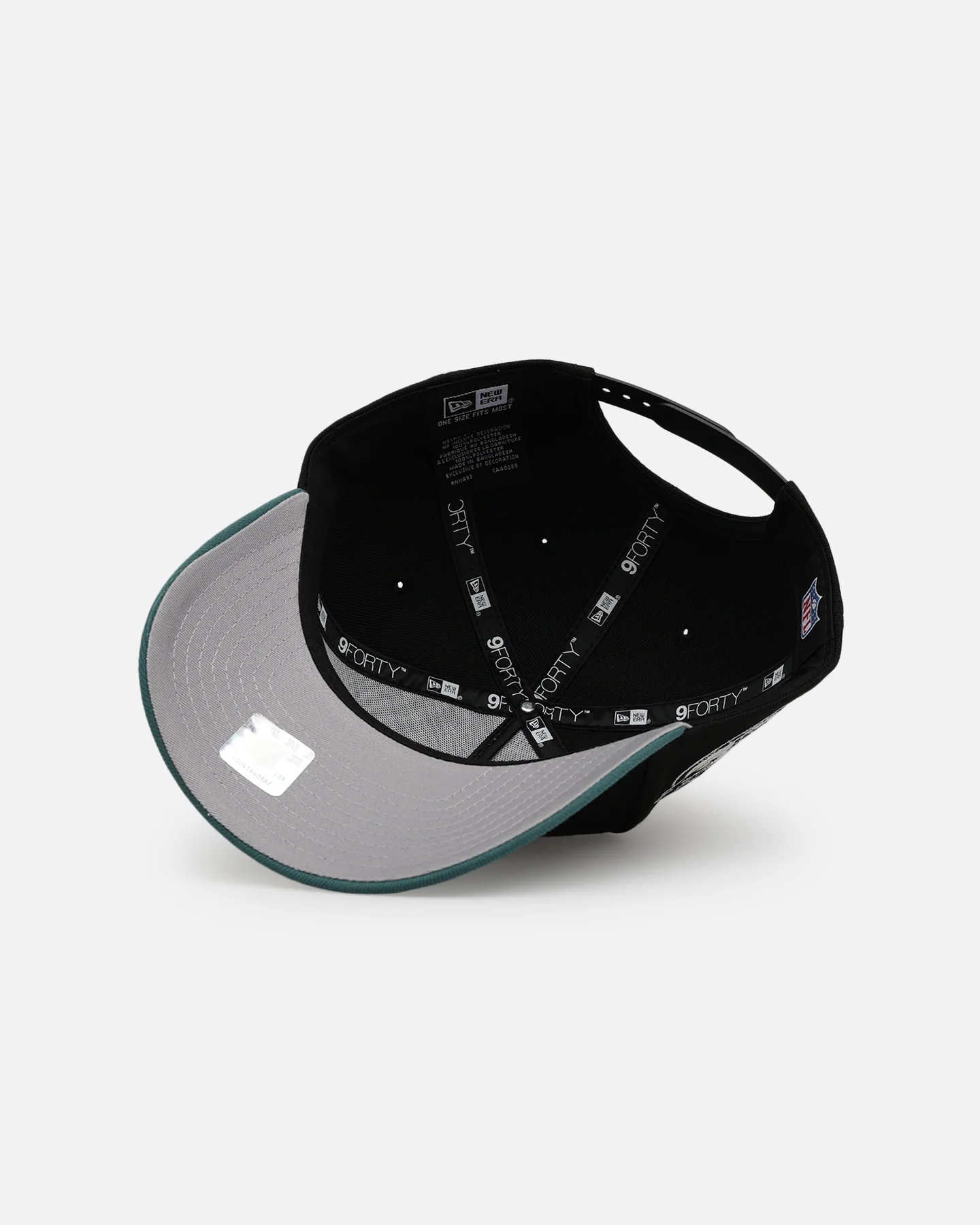 New Era Philadelphia Eagles 'NFL Kickoff' 9FORTY A-Frame Snapback Black/Green - Image 6