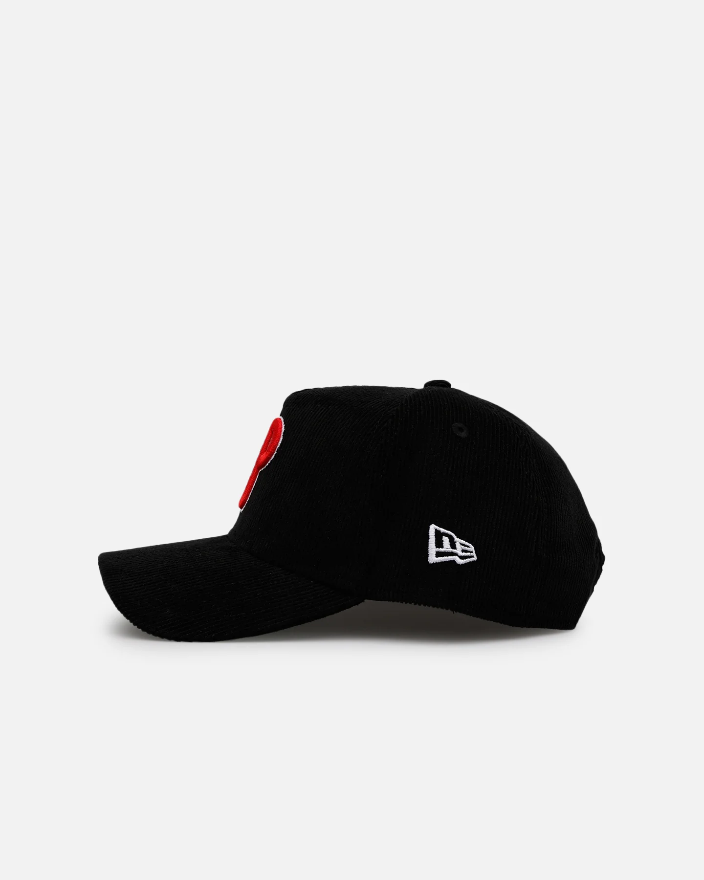 New Era Philadelphia Phillies 'Black Cord' 9FORTY A-Frame Corduroy Snapback Black - Image 5