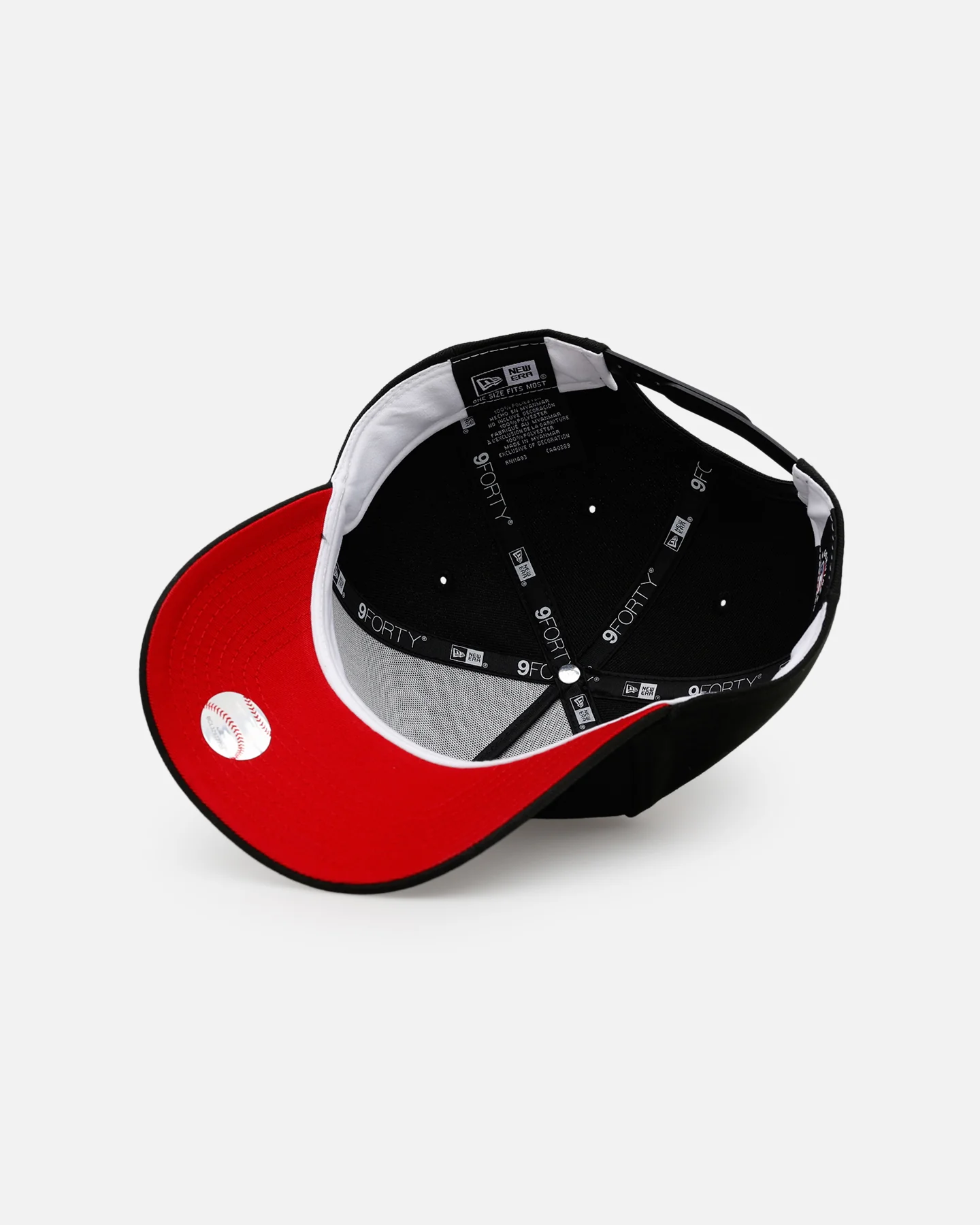 New Era Philadelphia Phillies 'Easy Black And Scarlet' 9FORTY A-Frame Snapback Black/Scarlet - Image 6