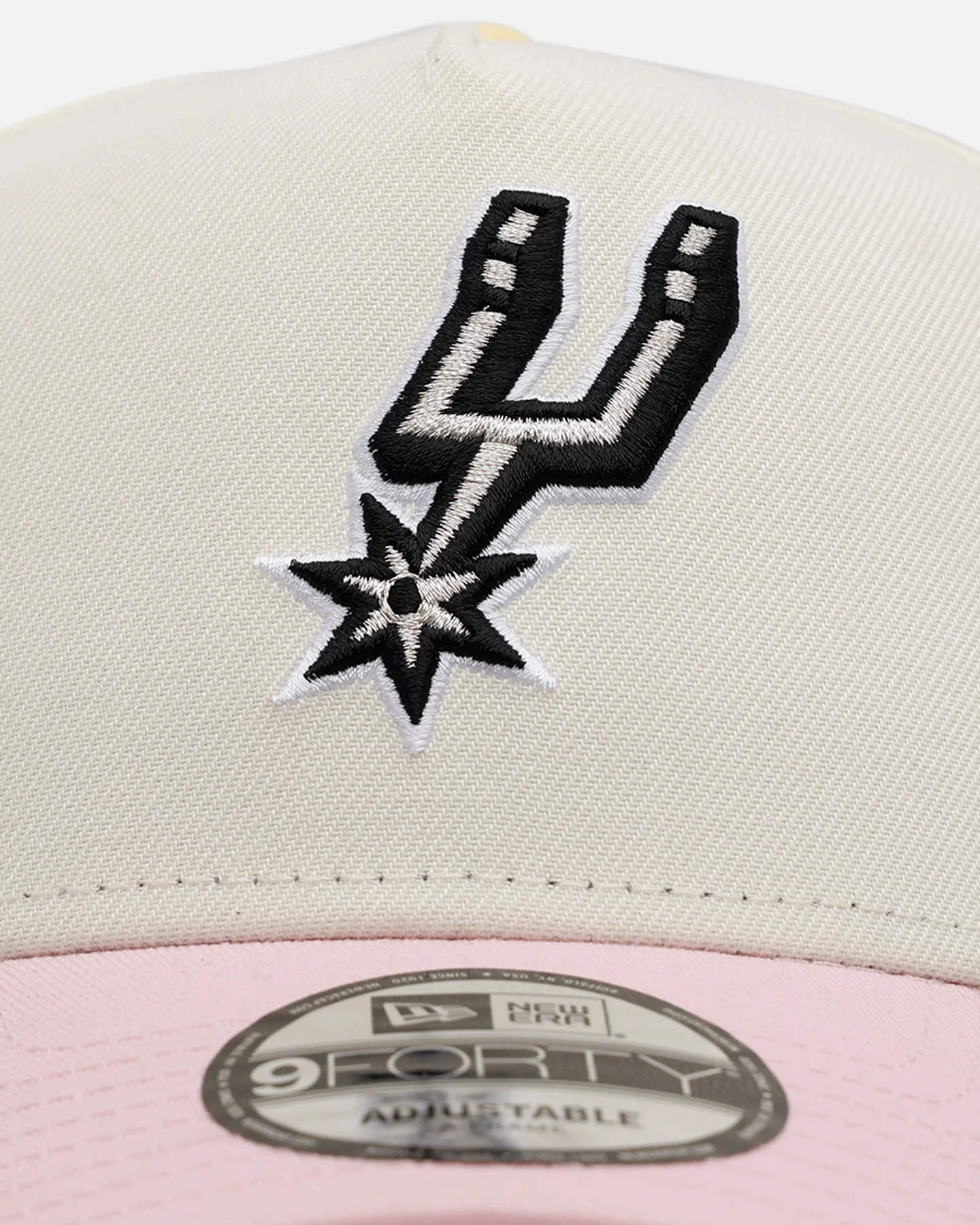 New Era San Antonio Spurs 'Pink Lemonade' 9FORTY A-Frame Snapback Pink/Yellow - Image 5