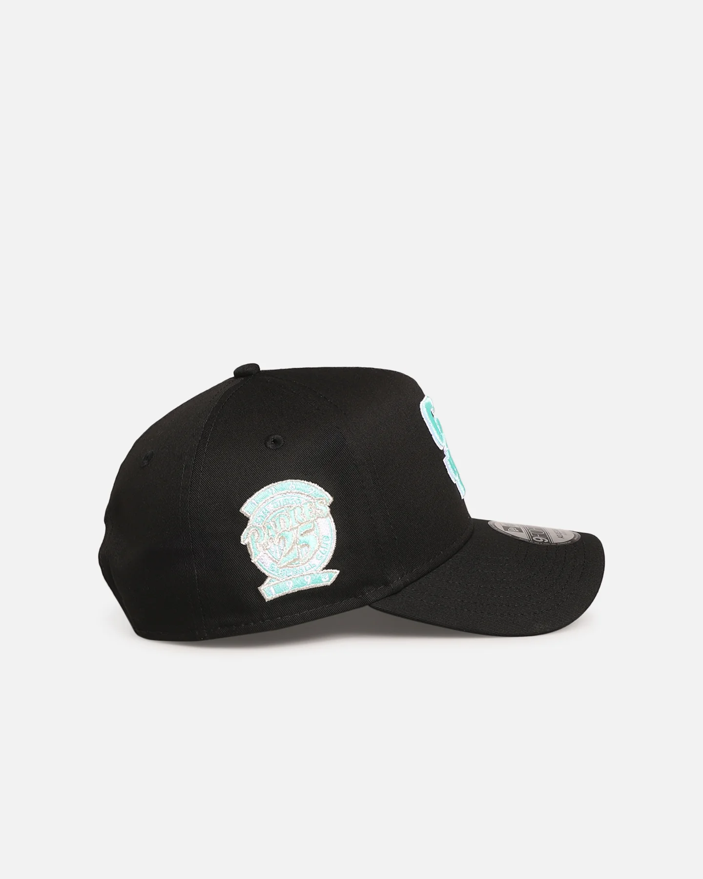 New Era San Diego Padres 'Black Aqua' 9FORTY A-Frame Snapback Black/Aqua - Image 3