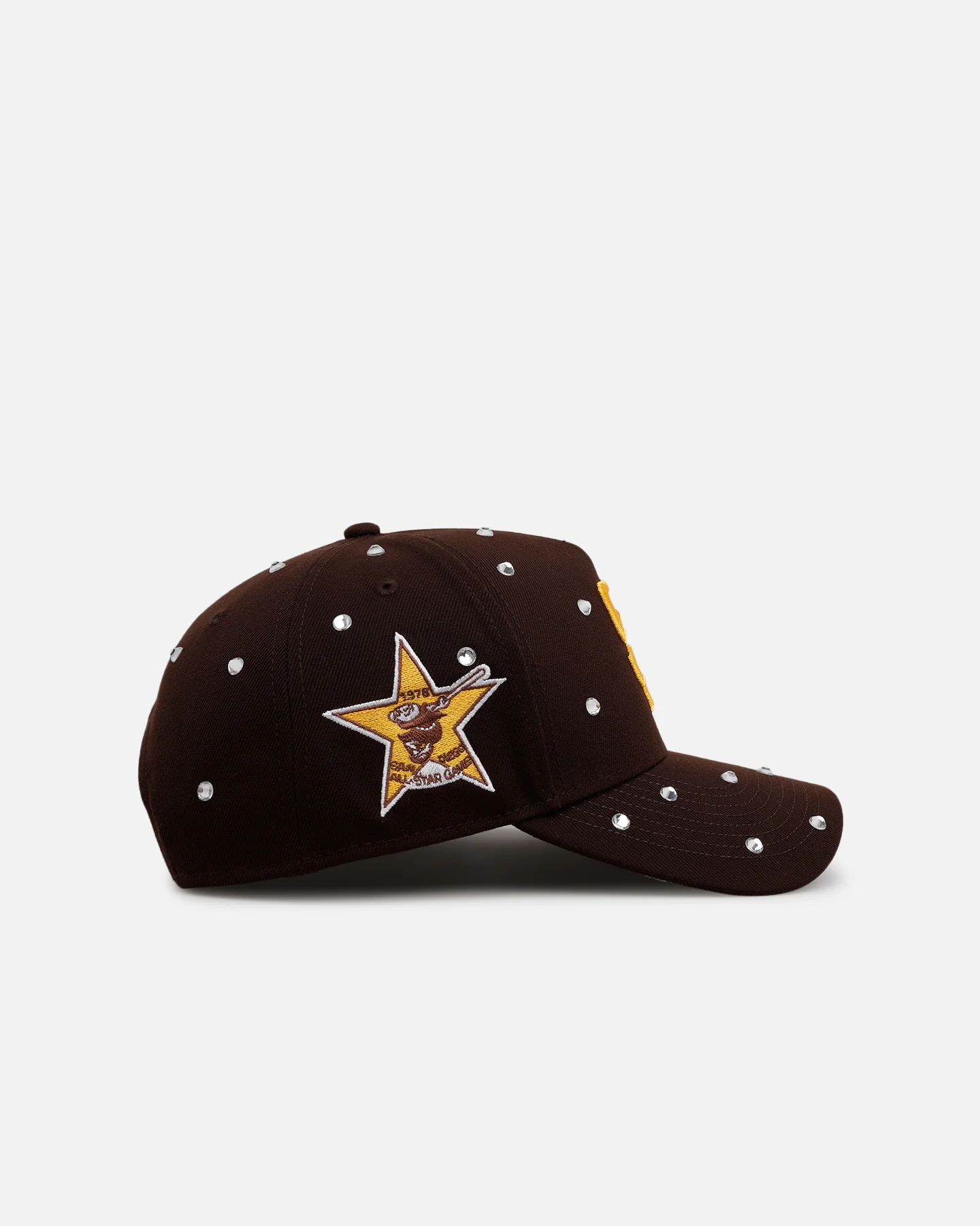 New Era San Diego Padres 'Embellishment' 9FORTY A-Frame Snapback Brown - Image 3