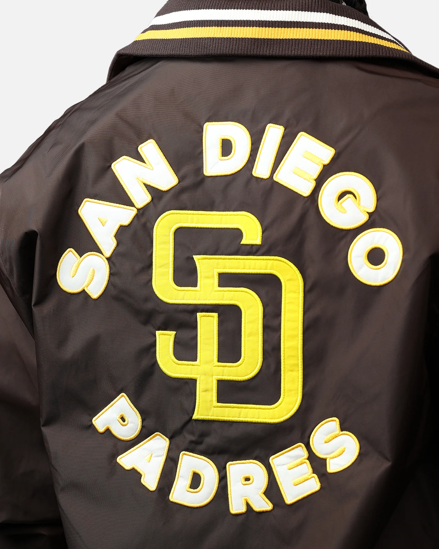 New Era San Diego Padres Throwback Jacket Brown - Image 8