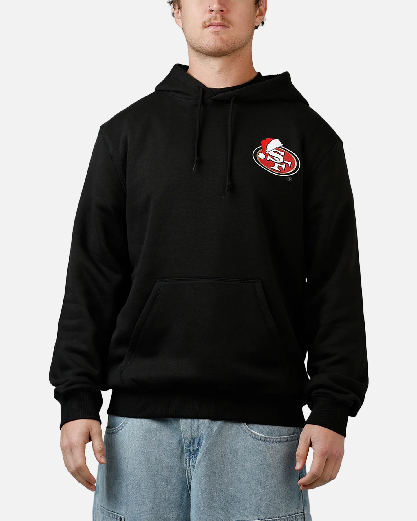 New Era San Francisco 49ers All I Want For Christmas Hoodie Black - Image 2
