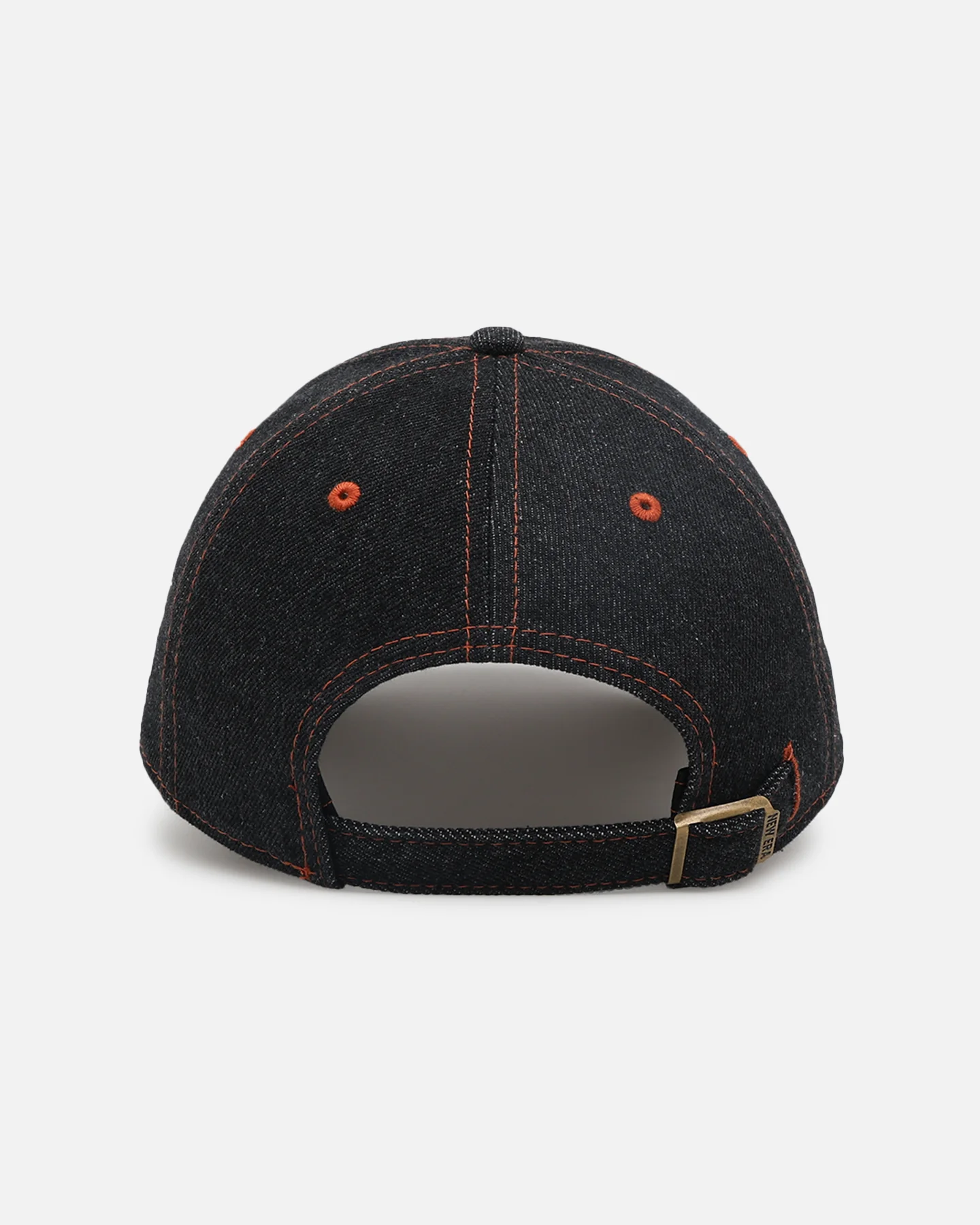 New Era San Francisco 49ers "Black Denim" Classic Casual Strapback Black Denim/Rust Contrast - Image 2