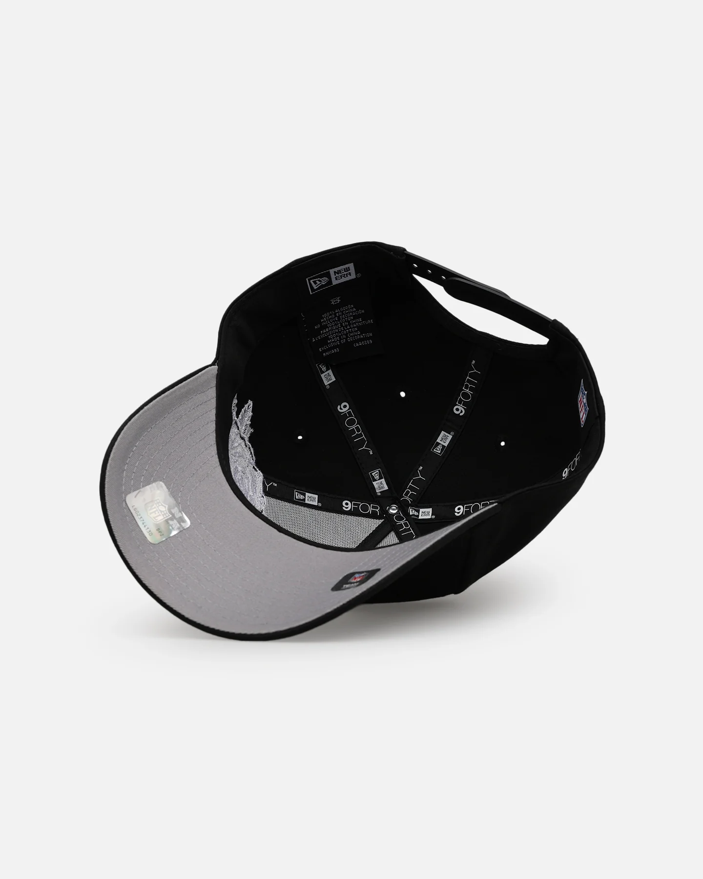 New Era San Francisco 49ers 'Ornate Rose' 9FORTY A-Frame Snapback Black/White - Image 6