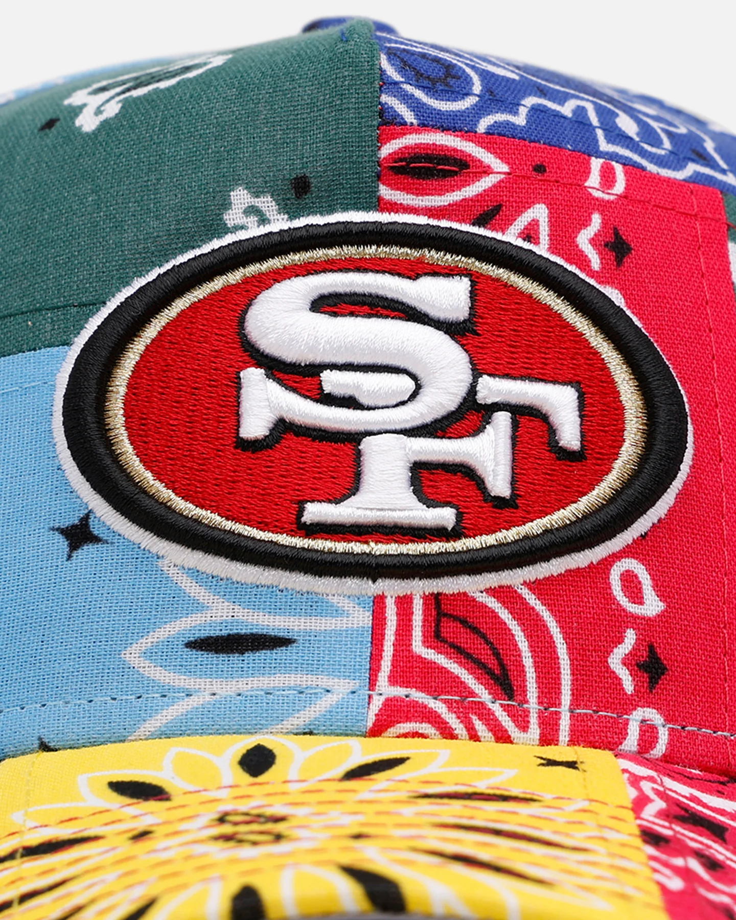 New Era San Francisco 49ers 'Paisley Patchwork' 9FORTY A-Frame Snapback Multi - Image 5
