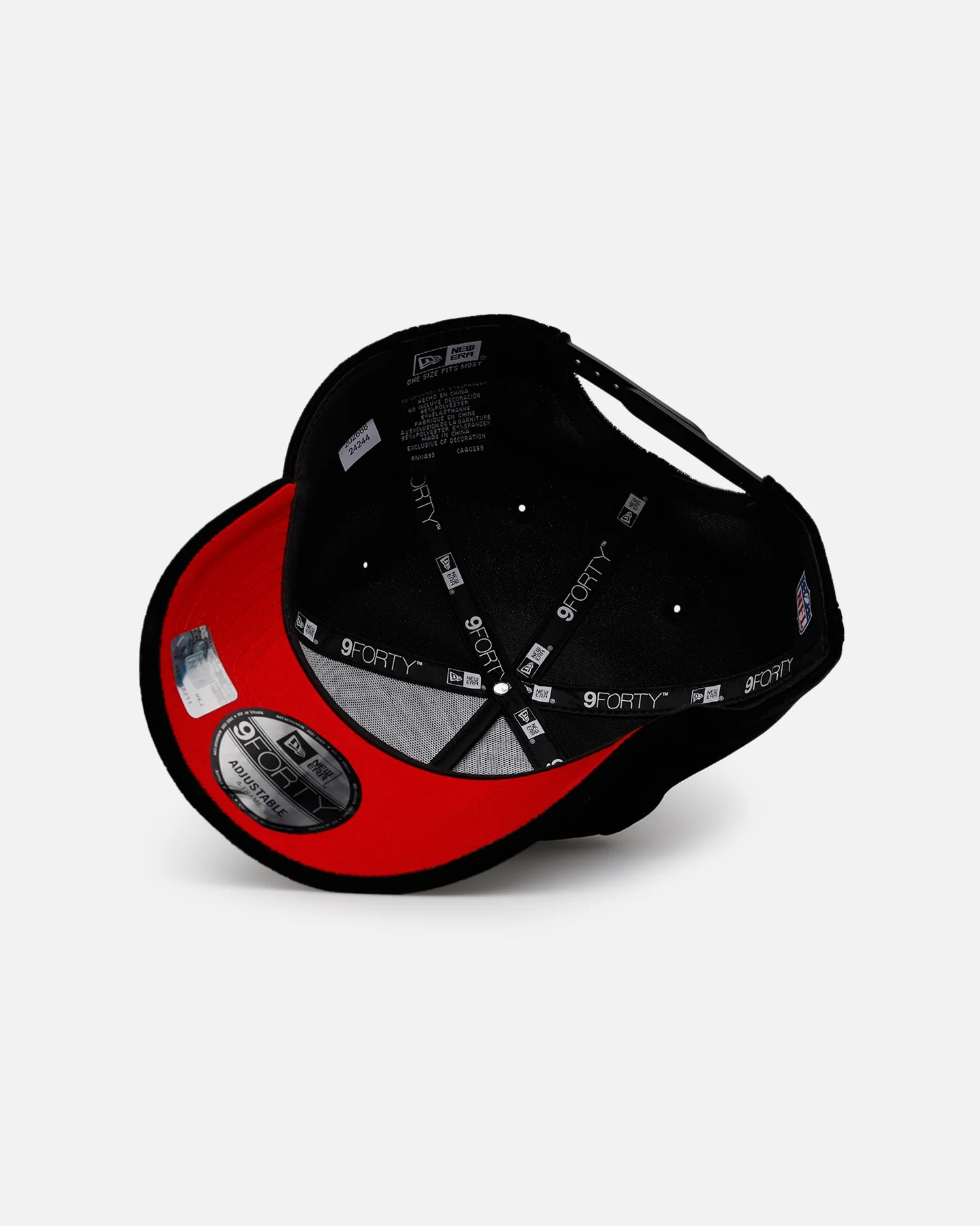New Era San Francisco 49ers 'Spider Web' 9FORTY A-Frame Snapback Black/Red - Image 7