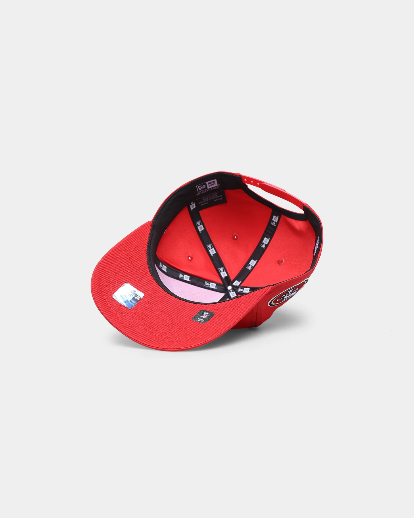 New Era San Francisco 49ers 'Team Script' Prolight Old Golfer Snapback Original Team Colours - Image 7
