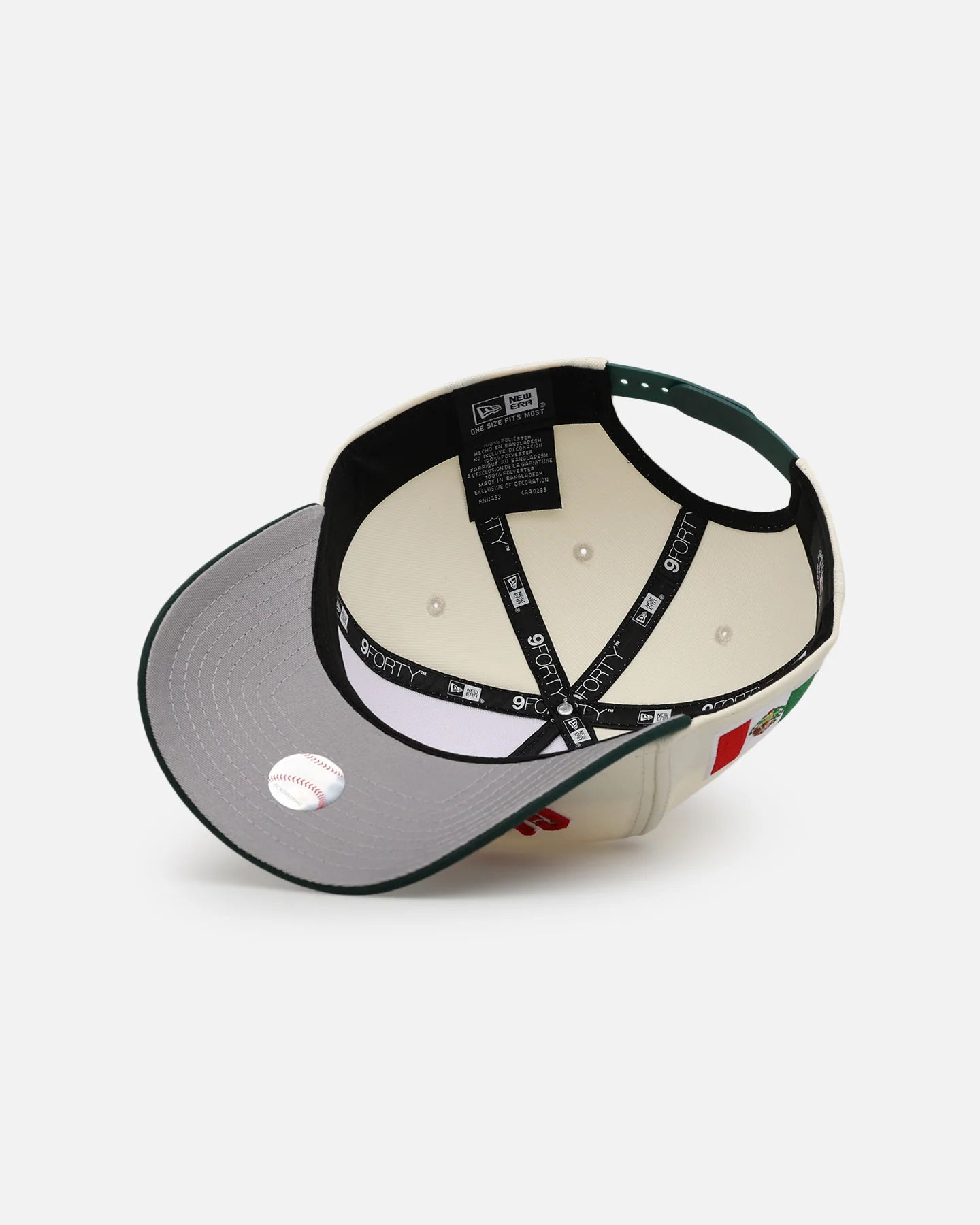 New Era San Francisco Giants 'Mexican Independence Day' 9FORTY A-Frame Snapback Chrome/Dark Green - Image 6