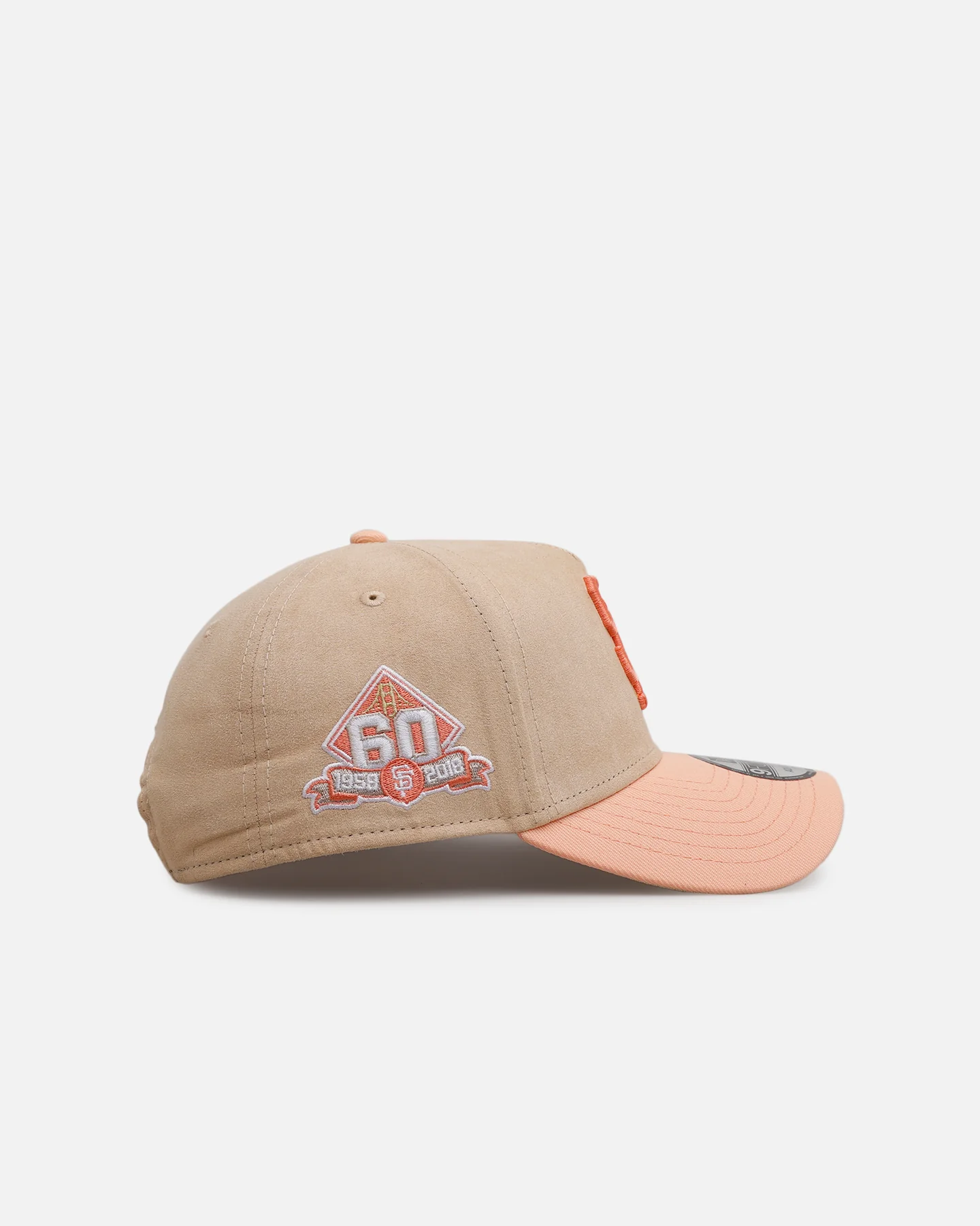 New Era San Francisco Giants 'Peach Suede' 9FORTY A-Frame Snapback Peach - Image 3