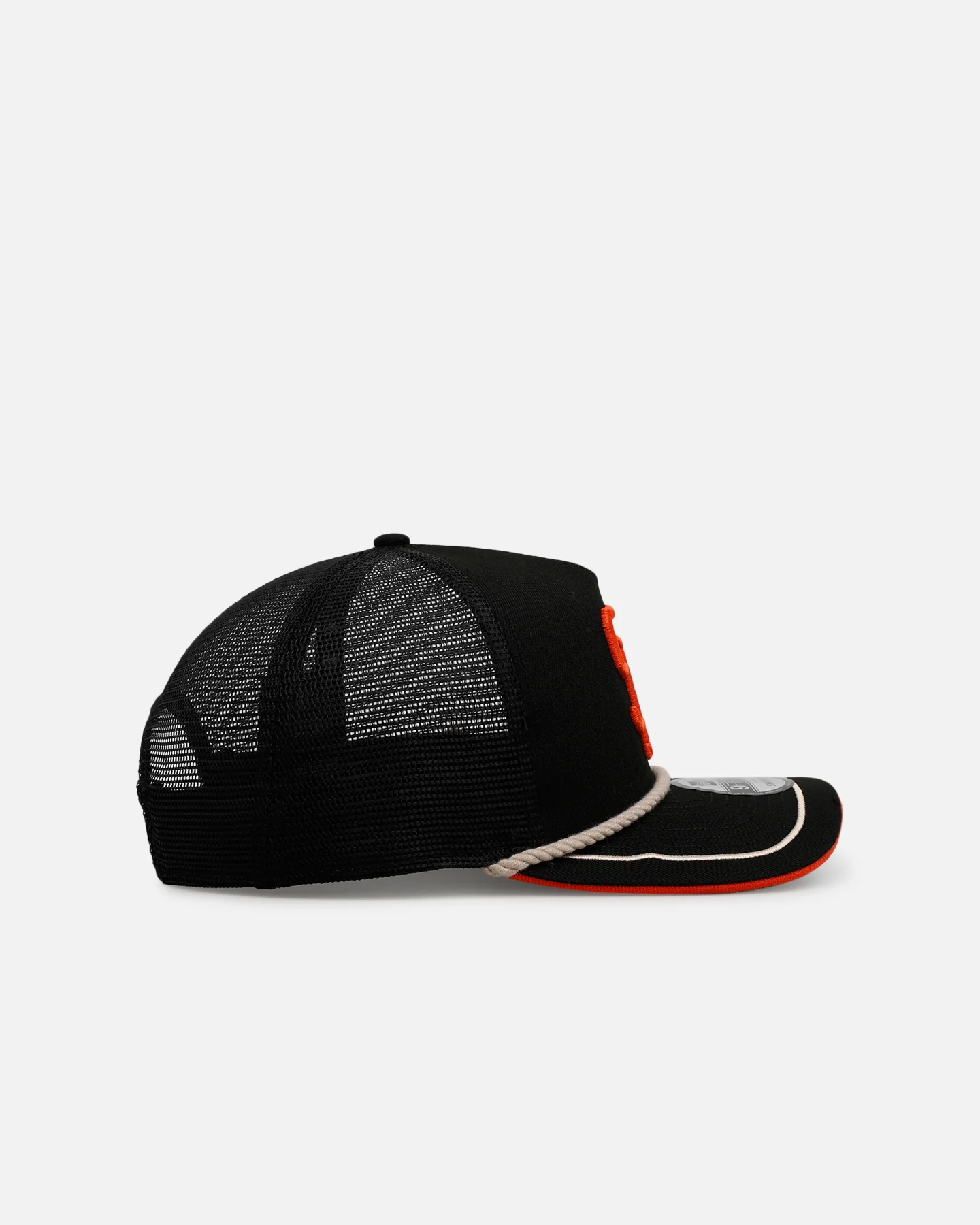 New Era San Francisco Giants 'Spring Injection' 9FIFTY A-Frame Trucker Snapback Black - Image 3