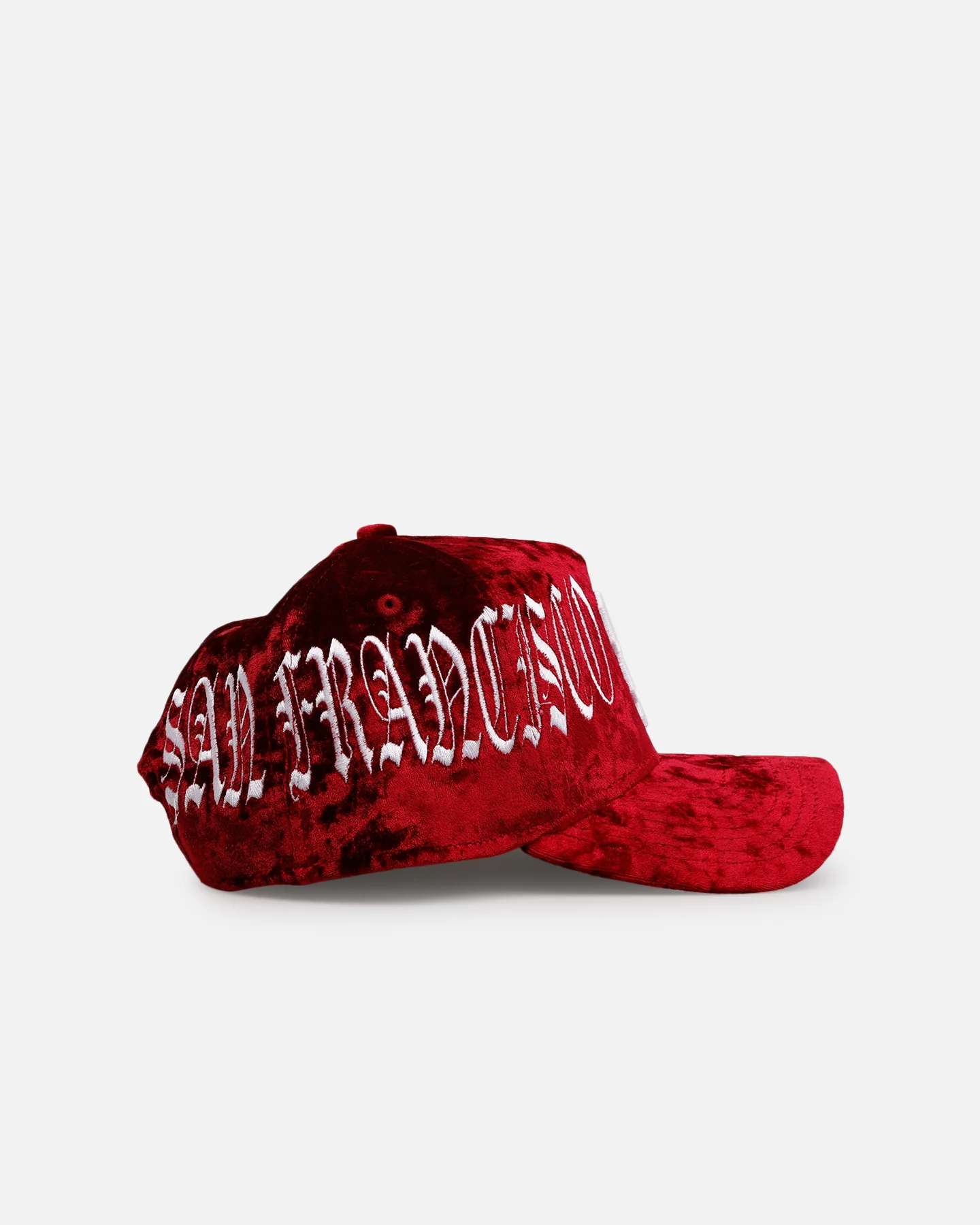 New Era San Francisco Giants 'Velvet Gothic Script' 9FORTY A-Frame Snapback Maroon - Image 4
