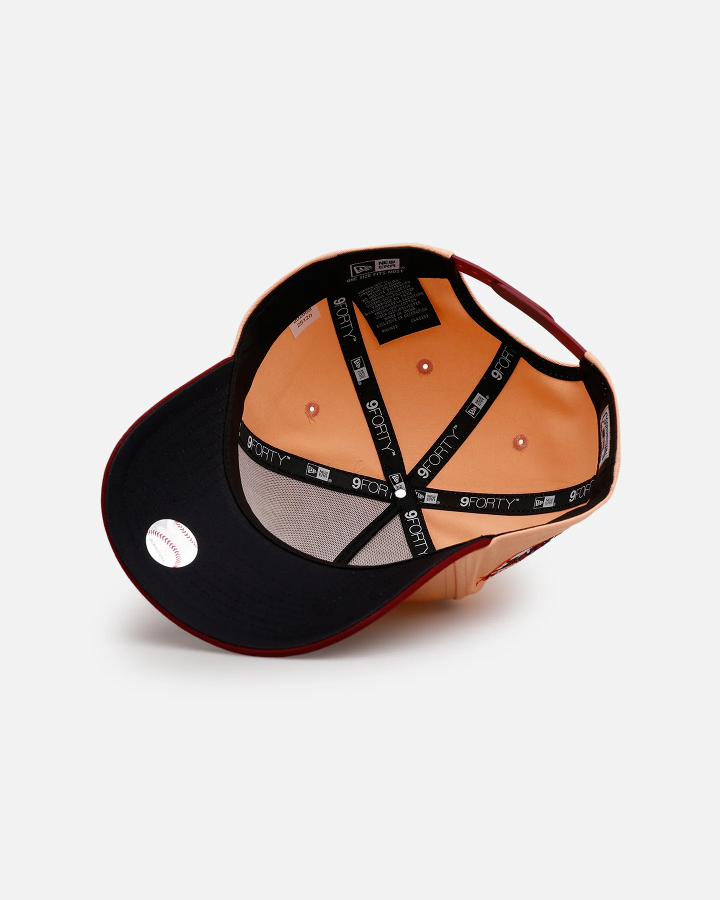 New Era San Francisco Giants 'Volcano' 9FORTY A-Frame Snapback Peach - Image 6