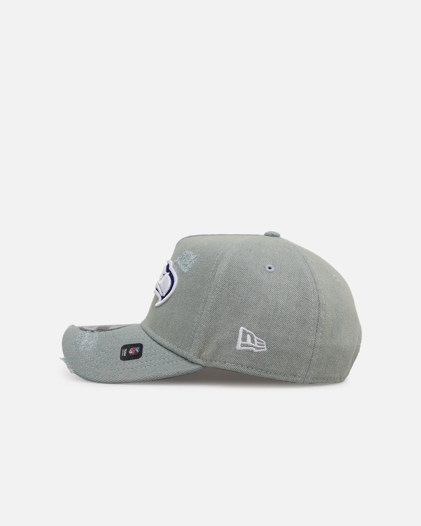 New Era Seattle Seahawks 'Denim' 9FORTY A-Frame Snapback Light Wash Denim - Image 4