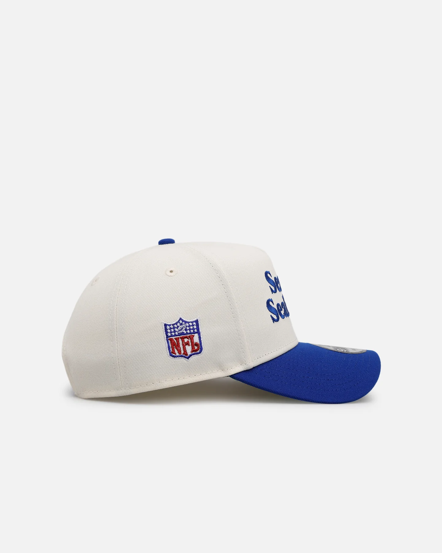 New Era Seattle Seahawks 'Throwback Bowl' 9FORTY A-Frame Snapback Chrome/OTC - Image 3