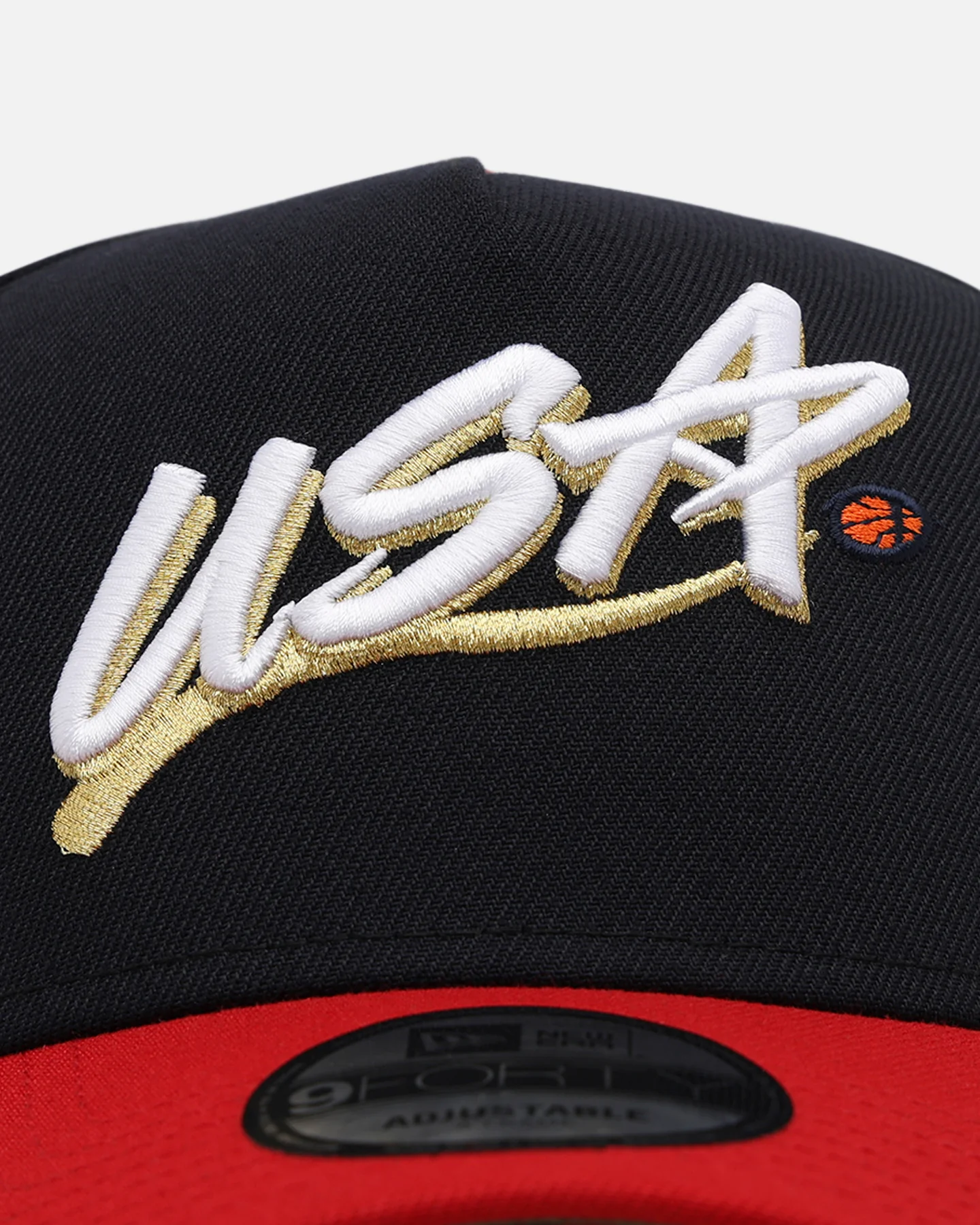 New Era Team USA 'USA Basketball' 9FORTY A-Frame Snapback Navy/Red - Image 5