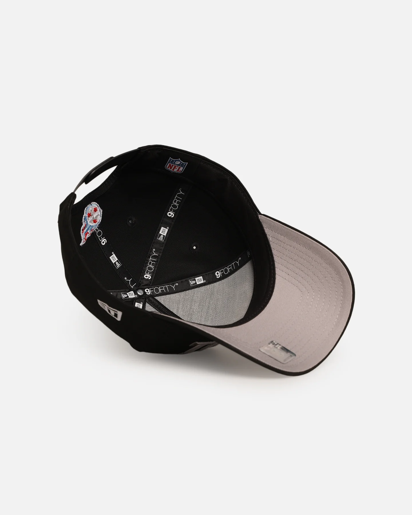 New Era Tennessee Titans 'Upside Down Logo' 9FORTY A-Frame Snapback Black - Image 6