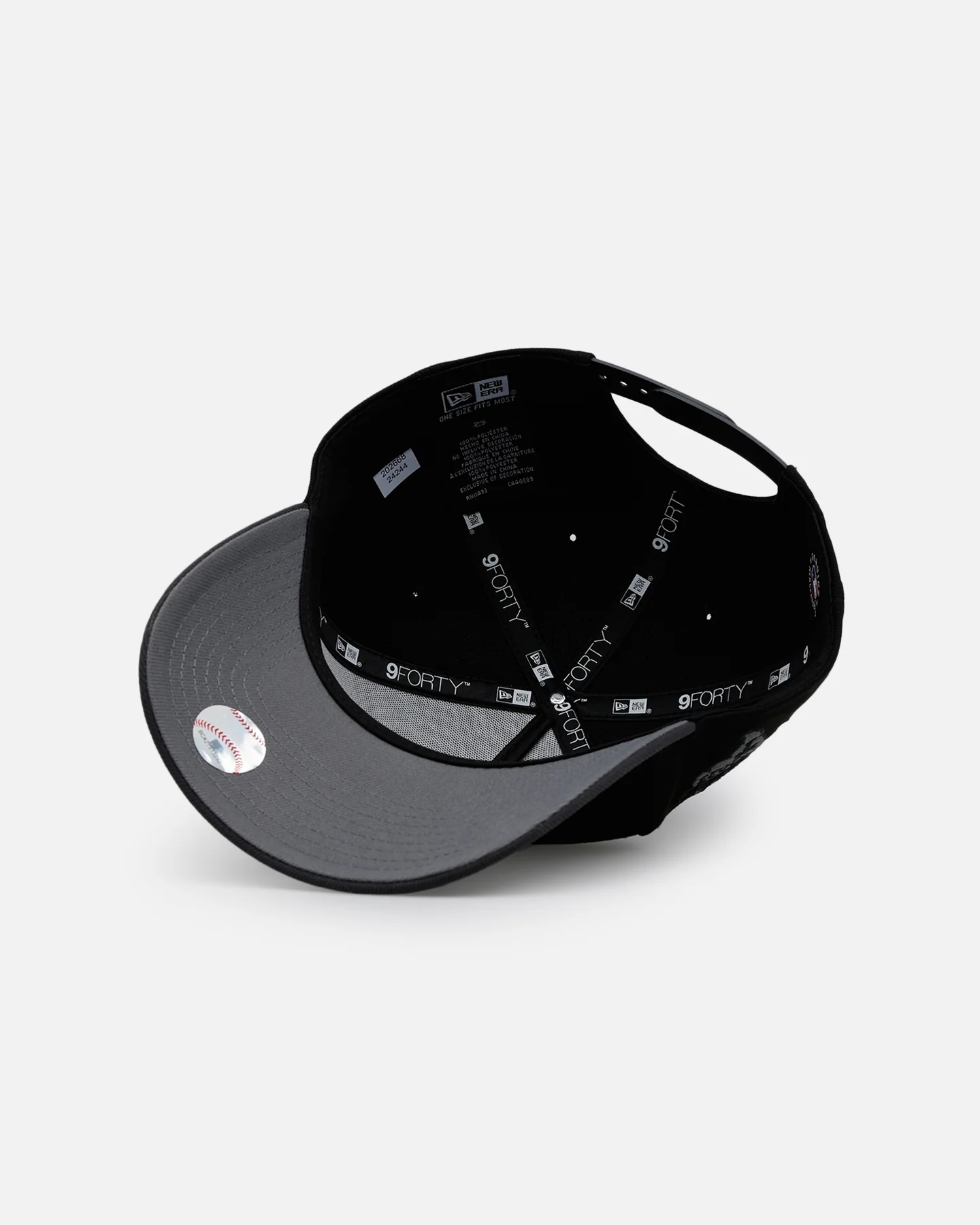 New Era Texas Rangers 'Stealth' 9FORTY A-Frame Snapback Black/Charcoal - Image 6