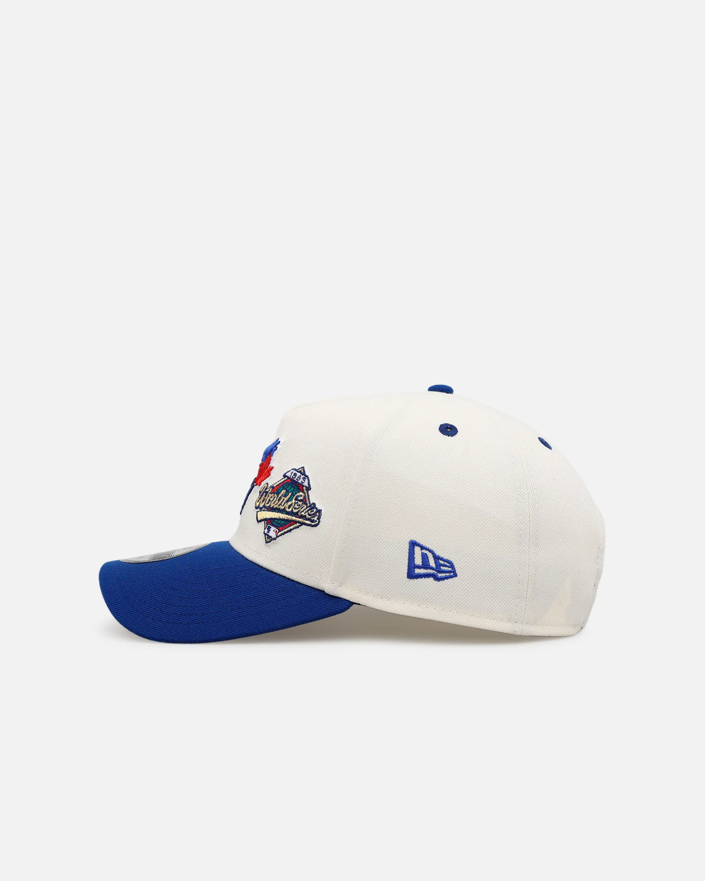 New Era Toronto Blue Jays 'World Series Logo' 9FORTY A-Frame Snapback Chrome - Image 4