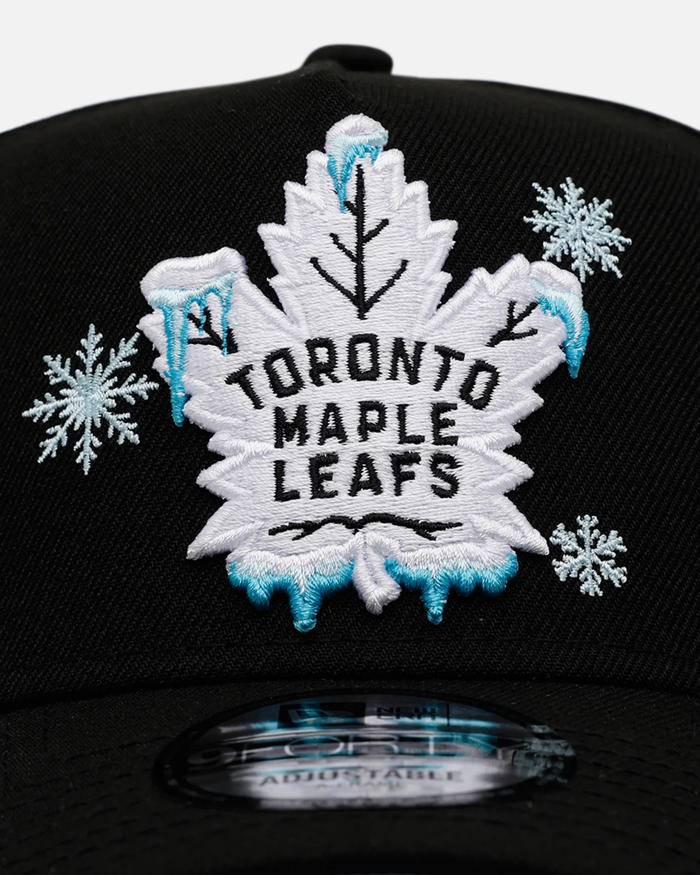 New Era Toronto Maple Leafs 'Cold As Ice' 9FORTY A-Frame Snapback Black - Image 5