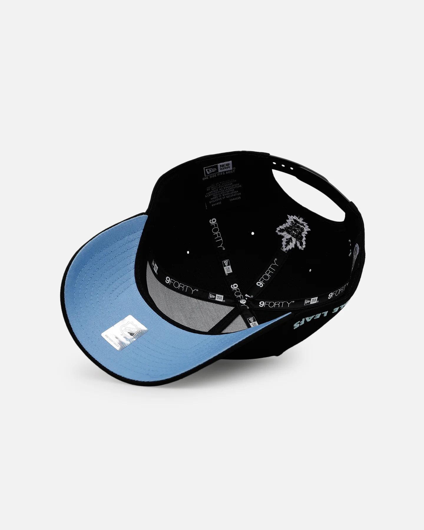New Era Toronto Maple Leafs 'Cold As Ice' 9FORTY A-Frame Snapback Black - Image 6