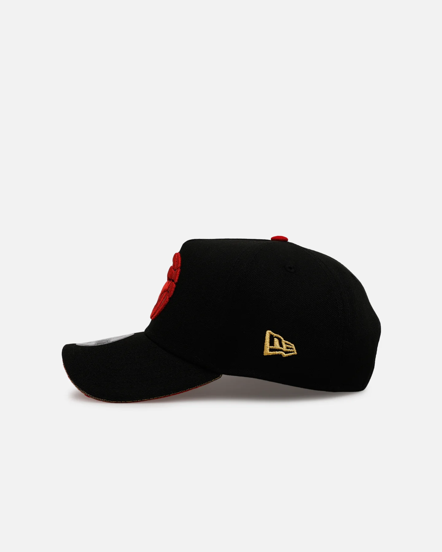 New Era Toronto Raptors 'Longevity' 9FORTY A-Frame Snapback Black/Red - Image 4