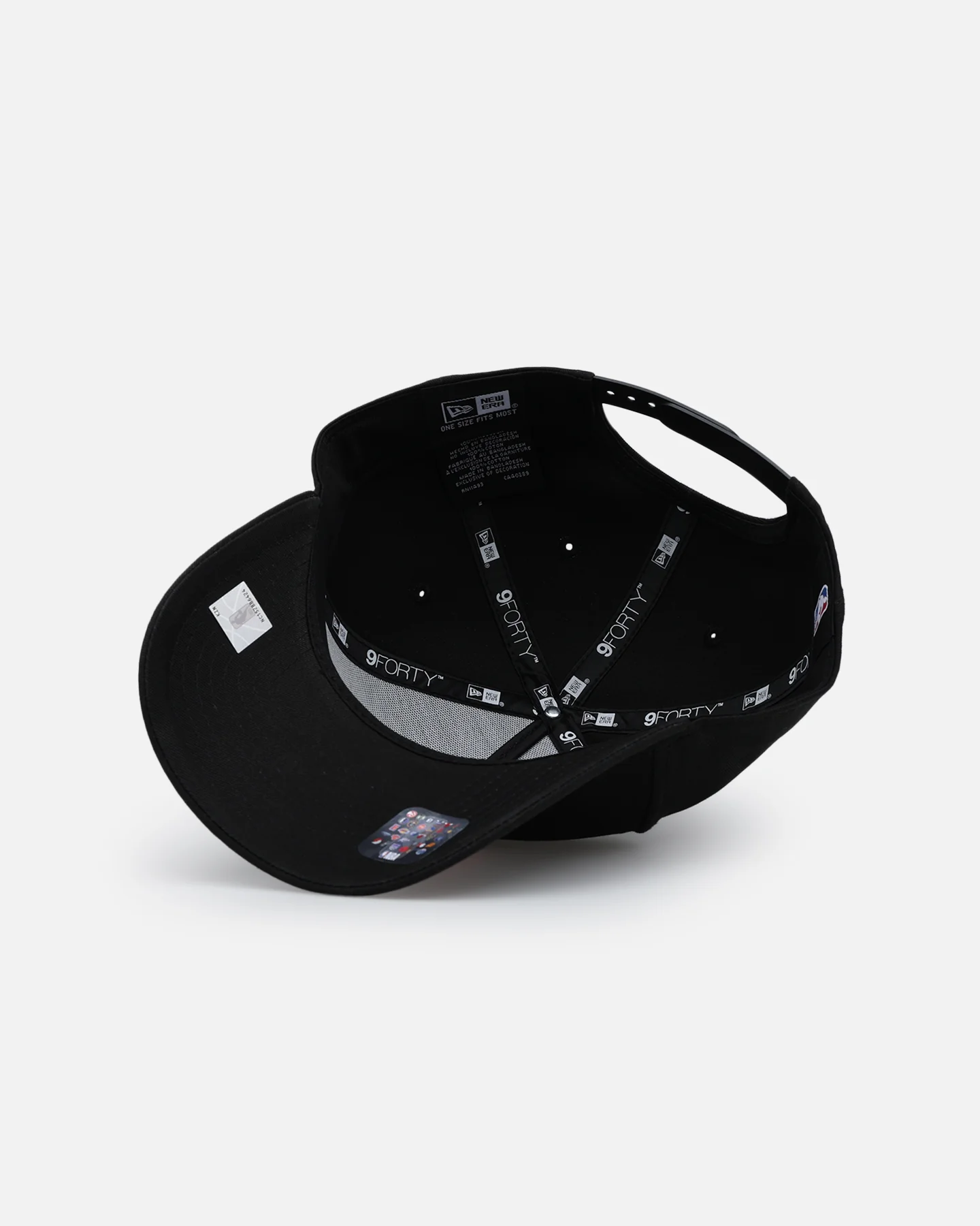 New Era Toronto Raptors 'Upside Down NBA' 9FORTY A-Frame Snapback Black - Image 6