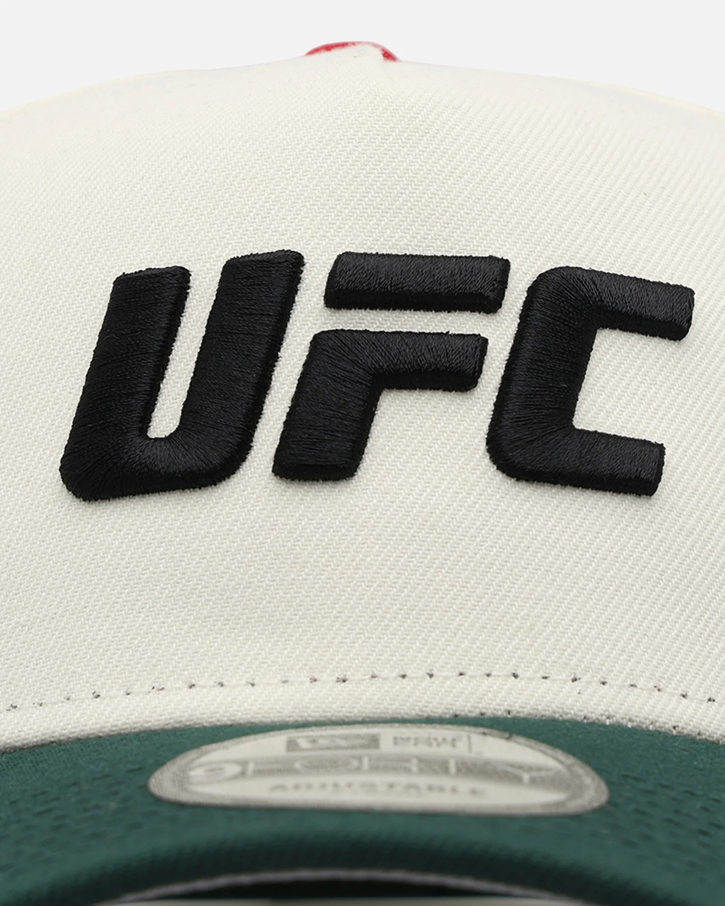 New Era UFC Mex 'Noche UFC' 9FORTY A-Frame Snapback Chrome/Dark Green - Image 5