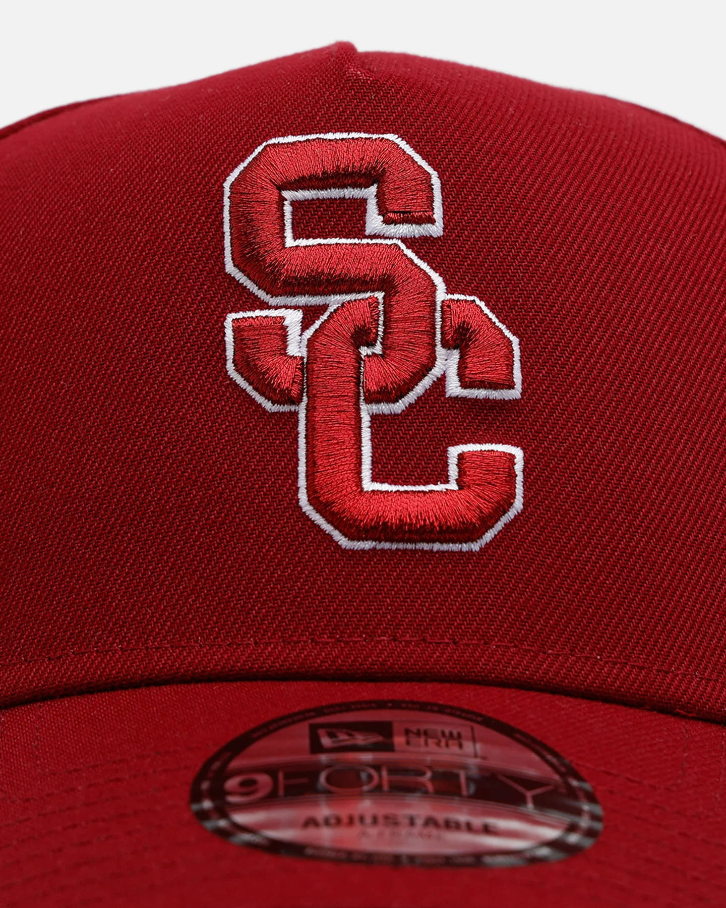 New Era University Of Southern California Trojans 'Candy Apple' 9FORTY A-Frame Snapback Cardinal - Image 5